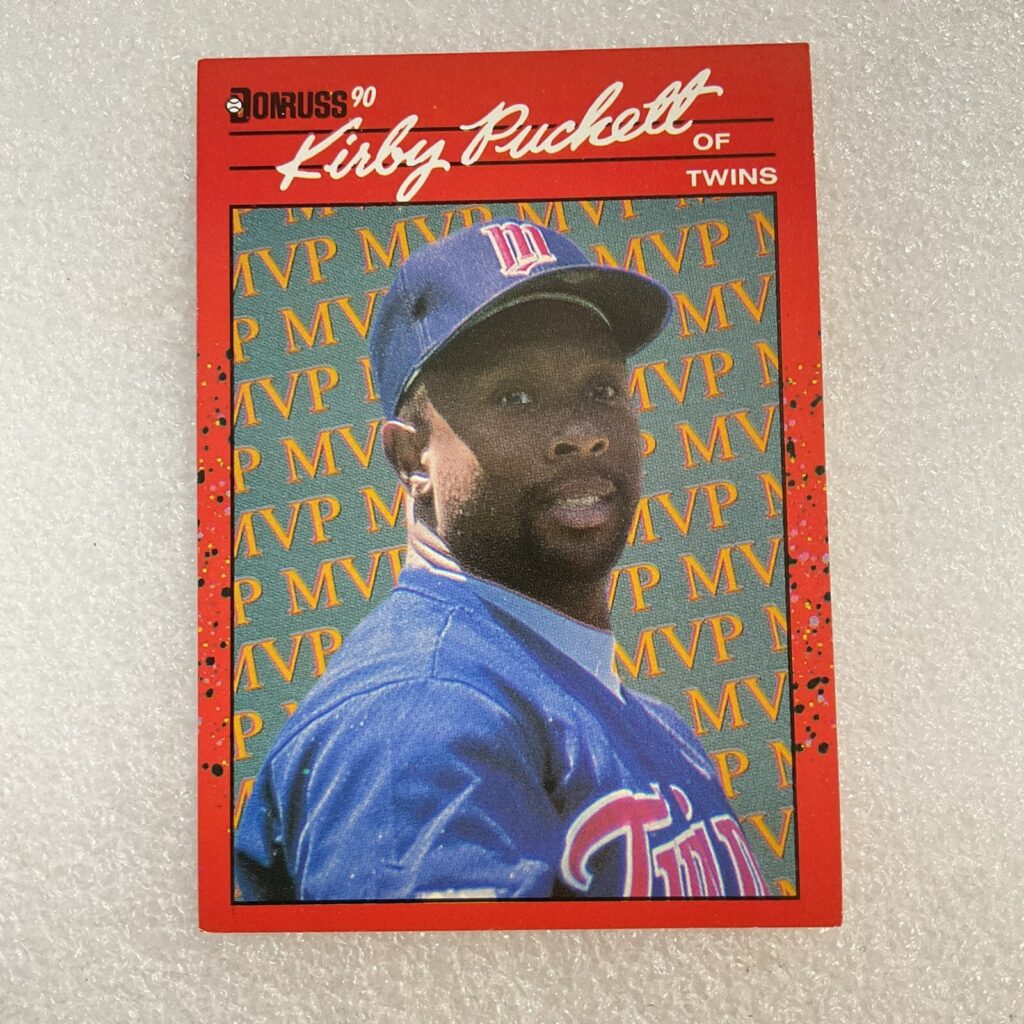 Kirby Puckett 1990 Donruss #BC-8 MVP Baseball Card Minnesota Twins - Image 1