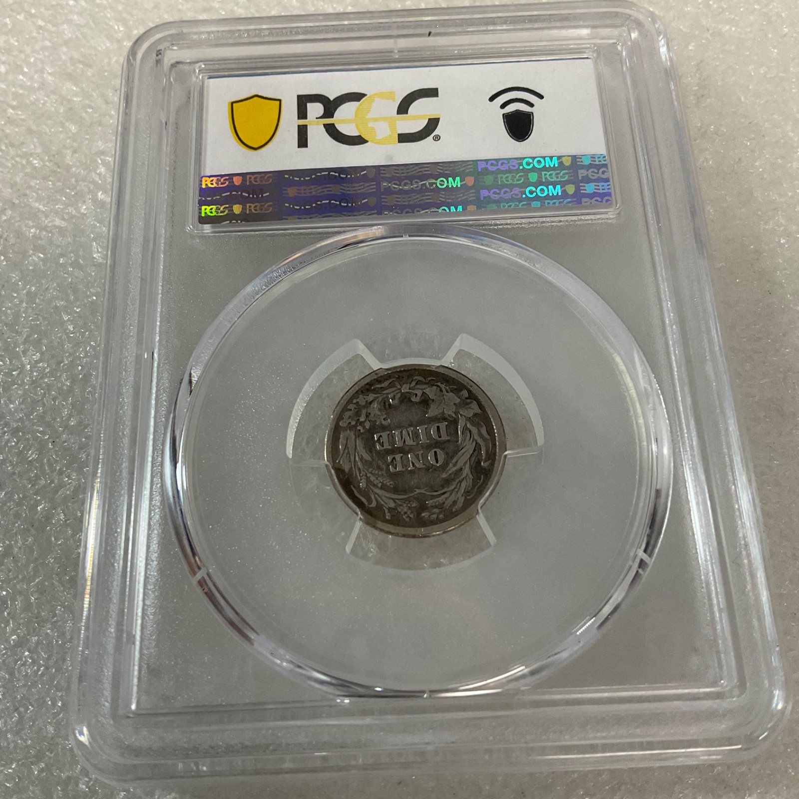 1912 10C United States Barber Dime PCGS VF20 Cert#53505443 - Image 7