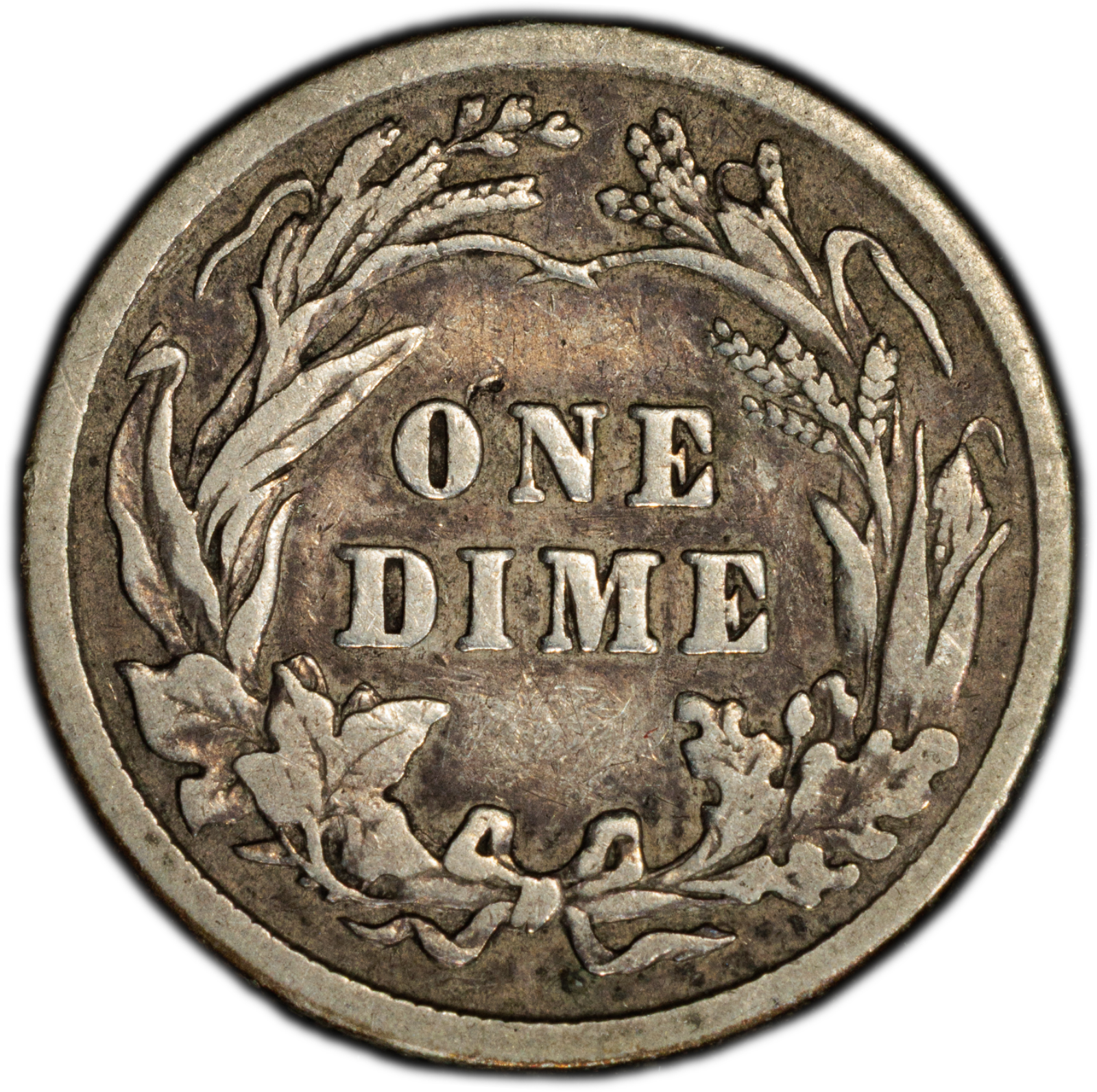 1912 10C United States Barber Dime PCGS VF20 Cert#53505443 - Image 5