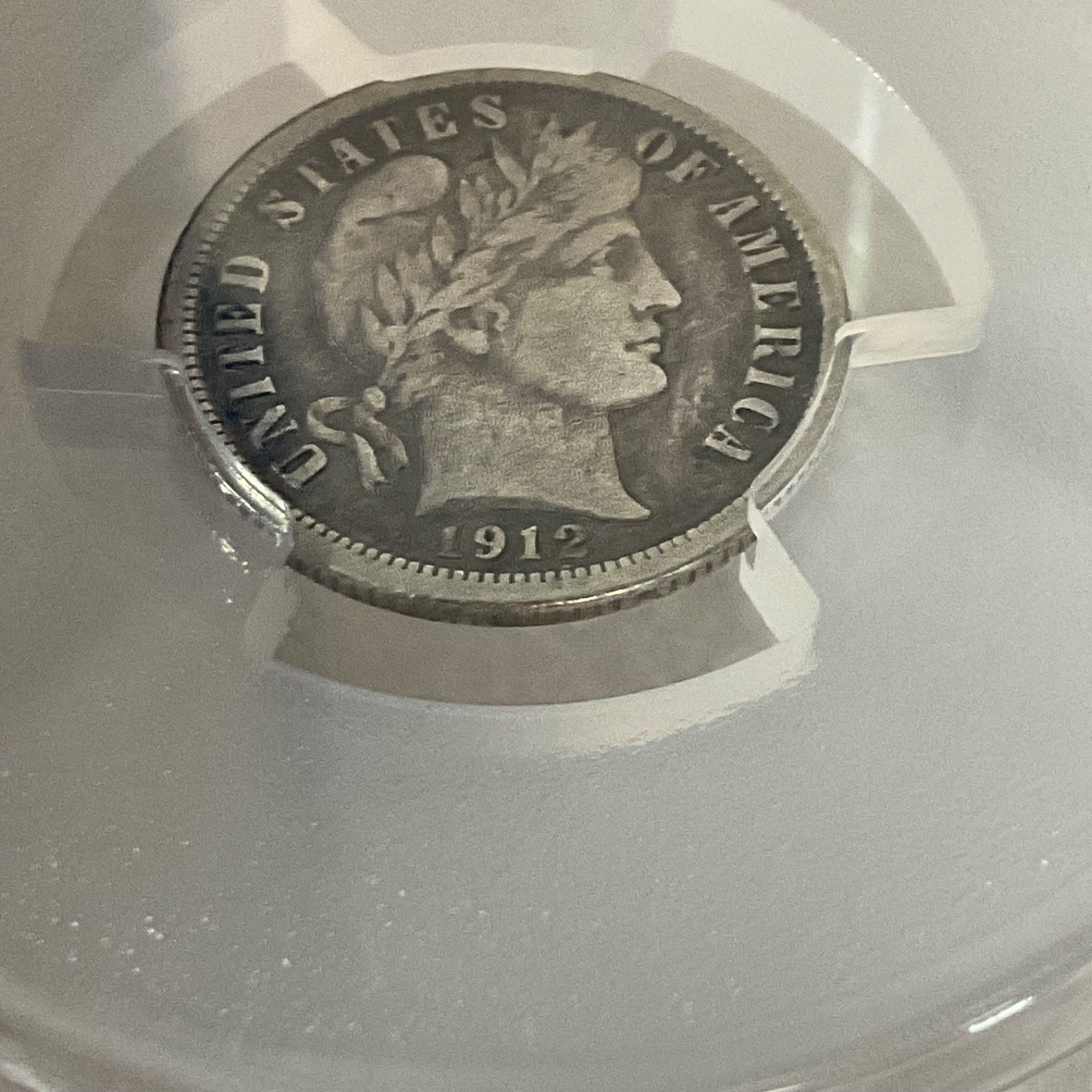 1912 10C United States Barber Dime PCGS VF20 Cert#53505443 - Image 10