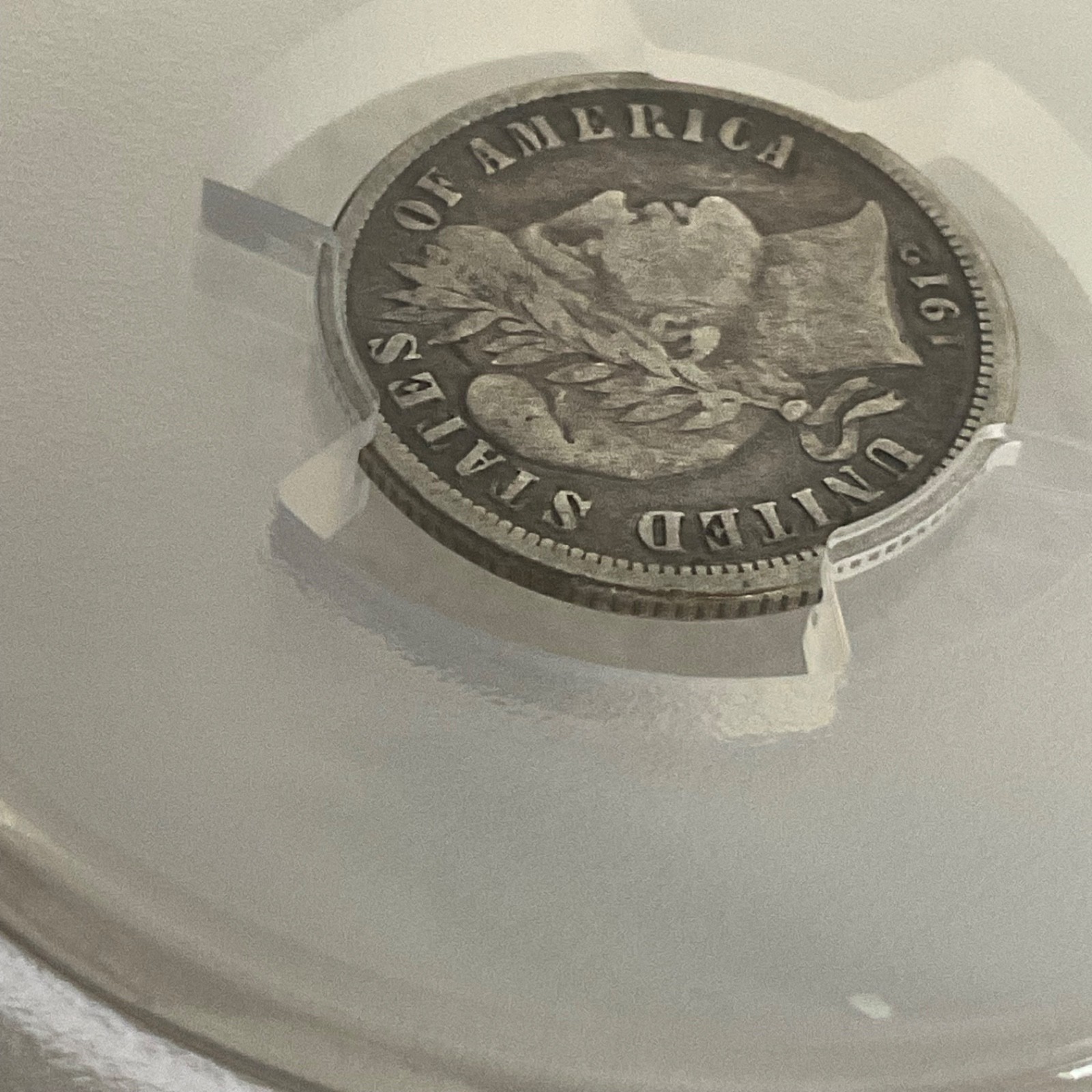 1912 10C United States Barber Dime PCGS VF20 Cert#53505443 - Image 11