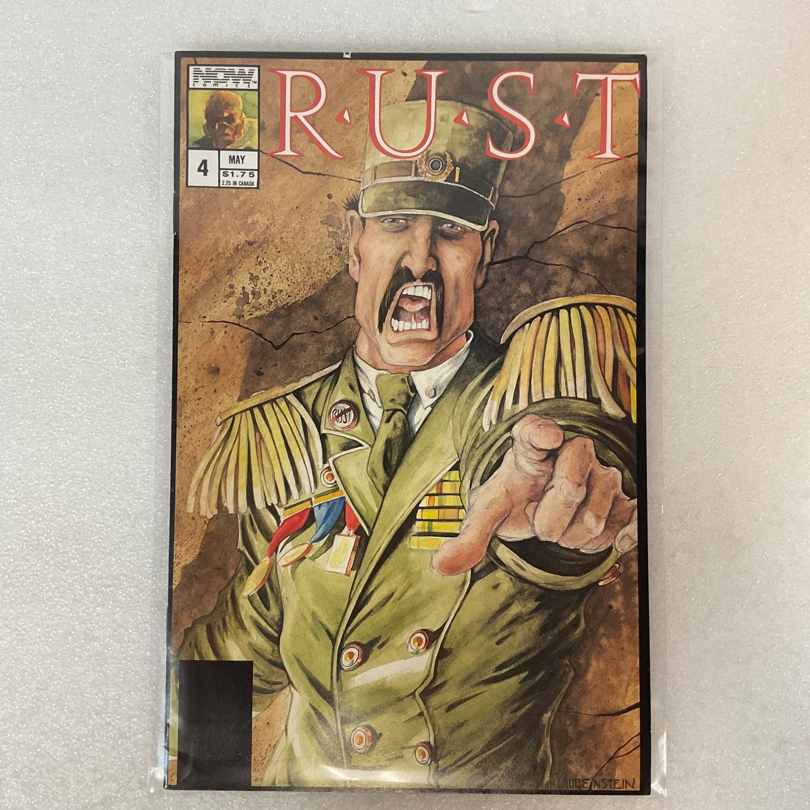 Rust #4 Now Comics May 1989 Vintage Comic Book Jeff Laubenstein Art - Image 13