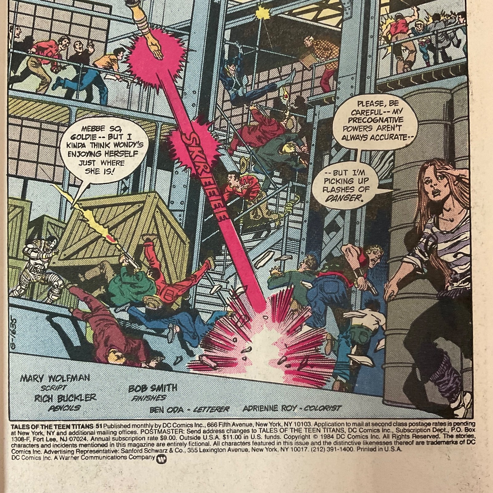 Tales of the Teen Titans #51 Mar 1985 DC Comic Book The Secret of Jericho - Image 4