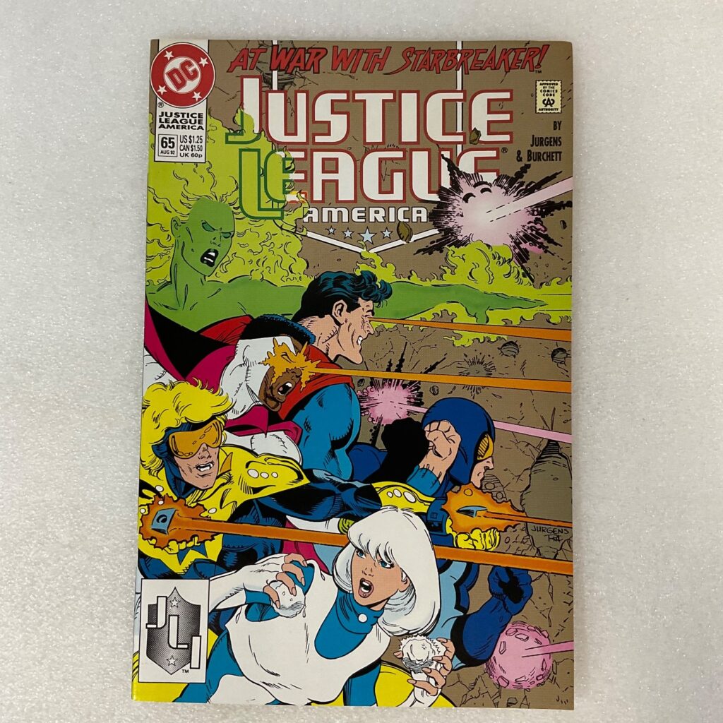 Justice League America #65 Aug 1992 DC Comic Starbreaker Storyline - Image 1