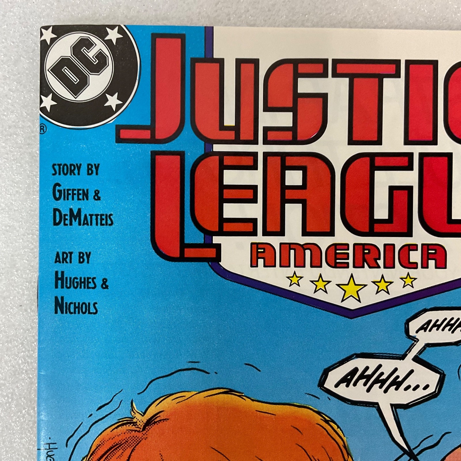 Justice League America #33 Dec 1989 DC Comic Book Guy Gardner Cover - Image 5