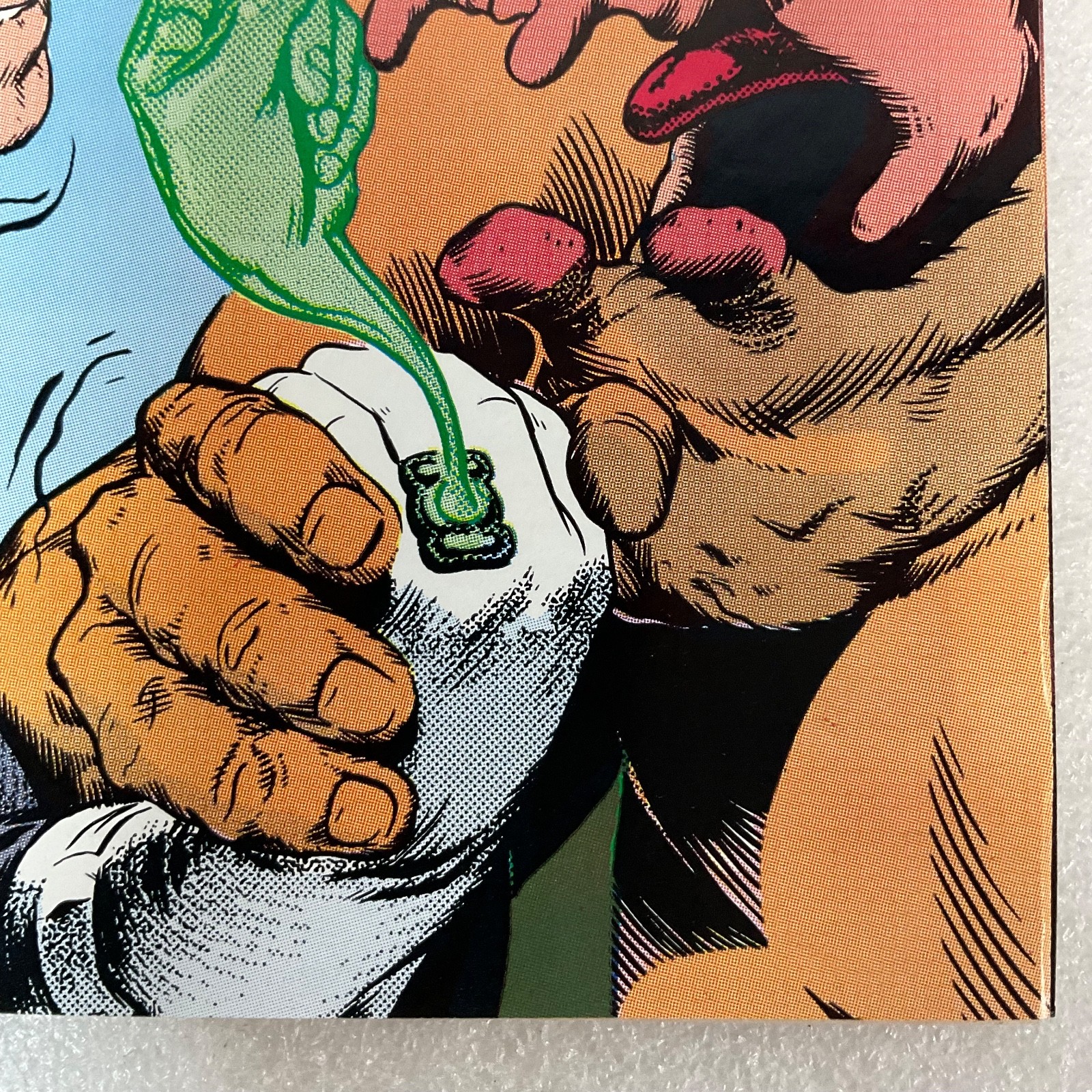 Justice League America #33 1989 DC Comic Guy Gardner vs Alien Battle - Image 9