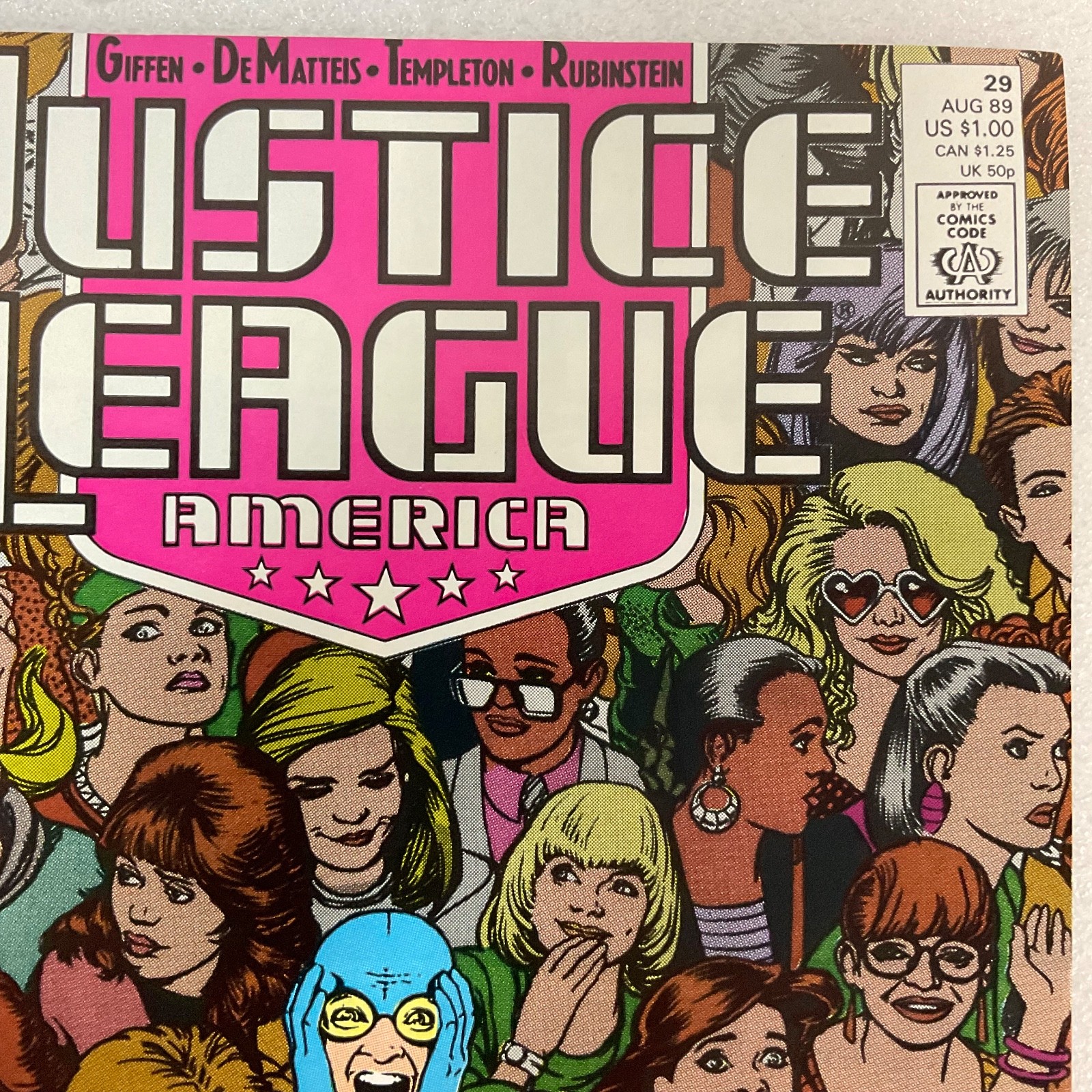 Justice League America #29 Aug 89 DC Comic Book Blue Beetle Cover - Image 6