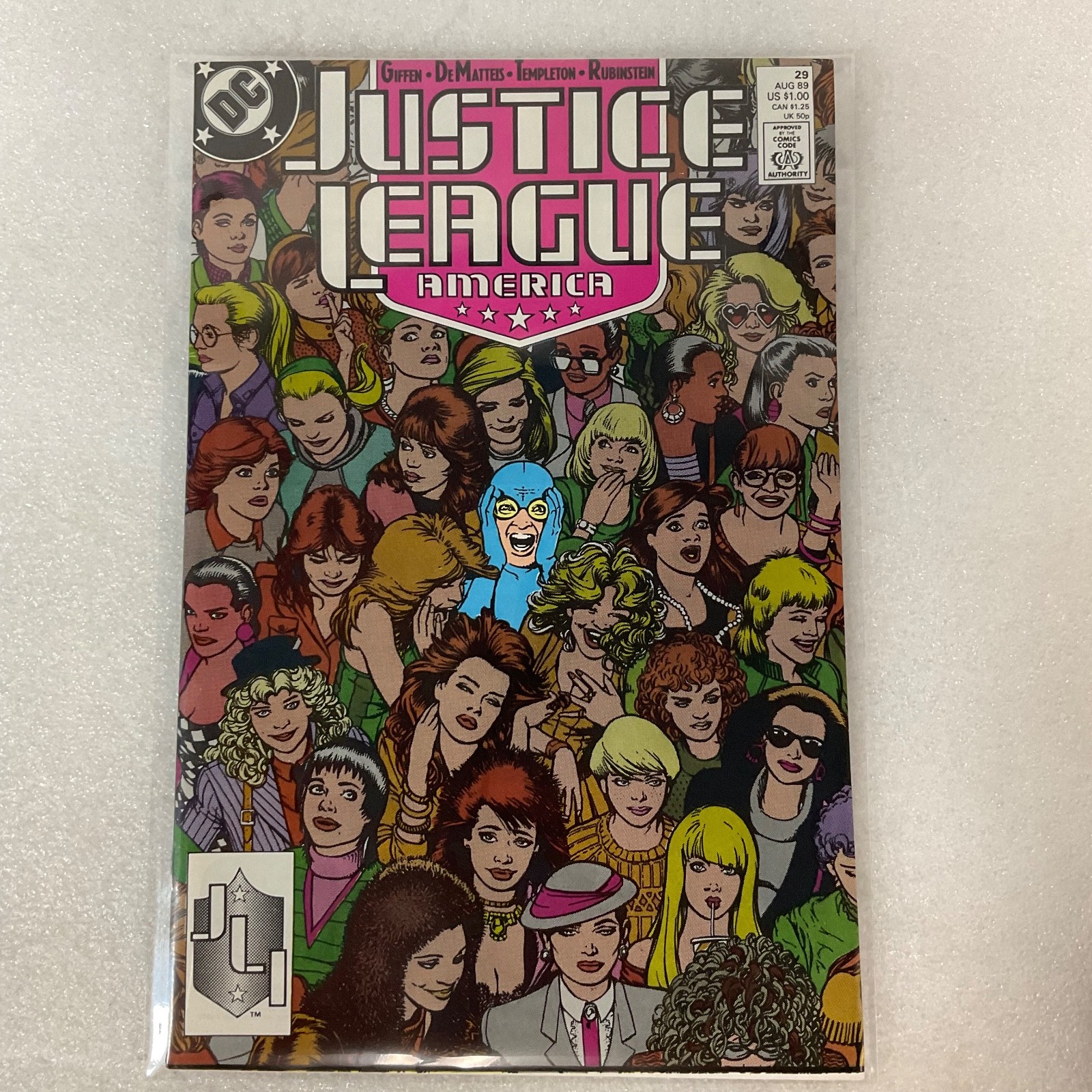 Justice League America #29 Aug 89 DC Comic Book Blue Beetle Cover - Image 13