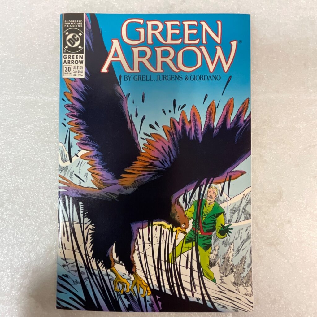 Green Arrow #30 Mar 1990 DC Comic Book Mature Readers - Image 1