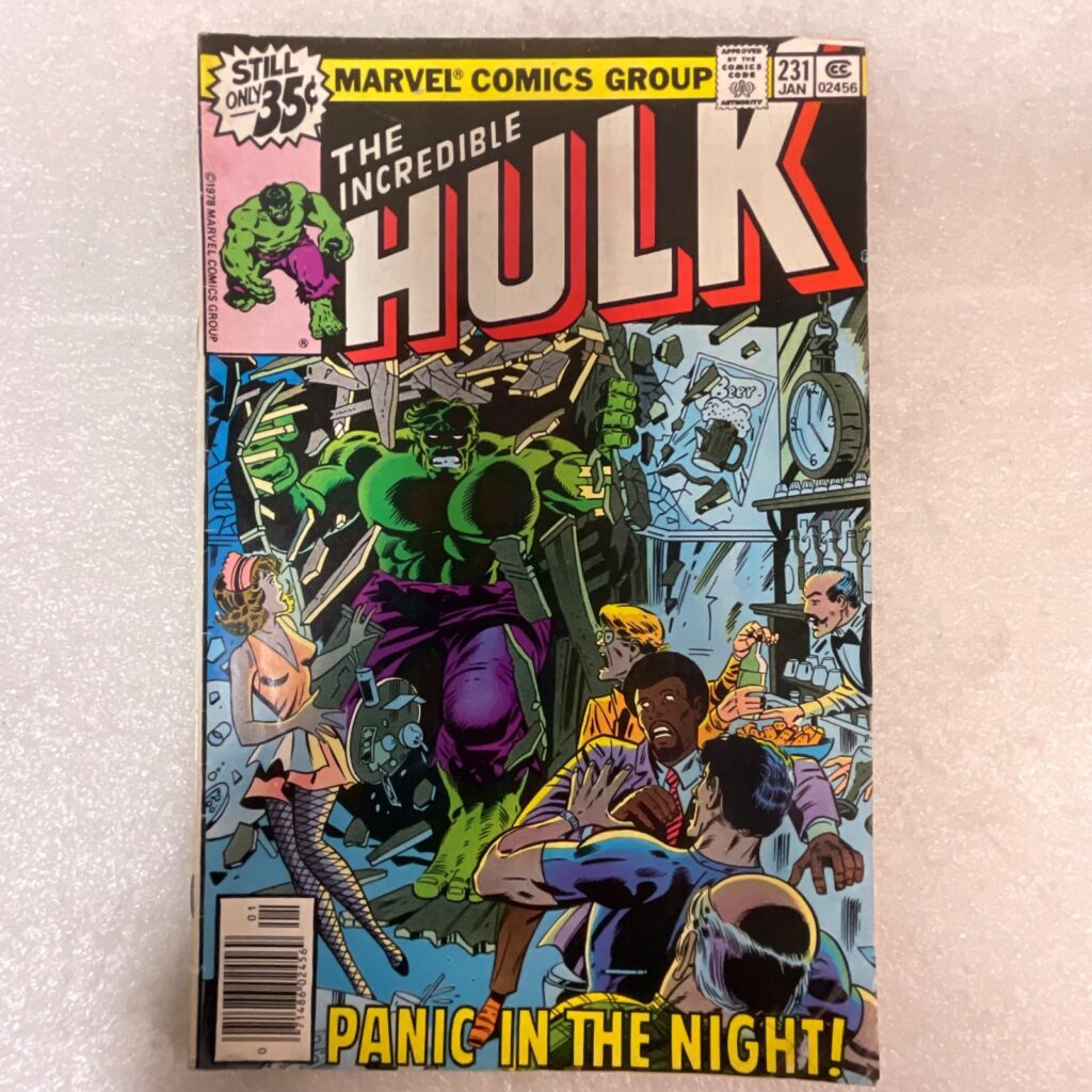The Incredible Hulk #231 Jan 1978 Marvel Comic Panic in the Night - Image 1