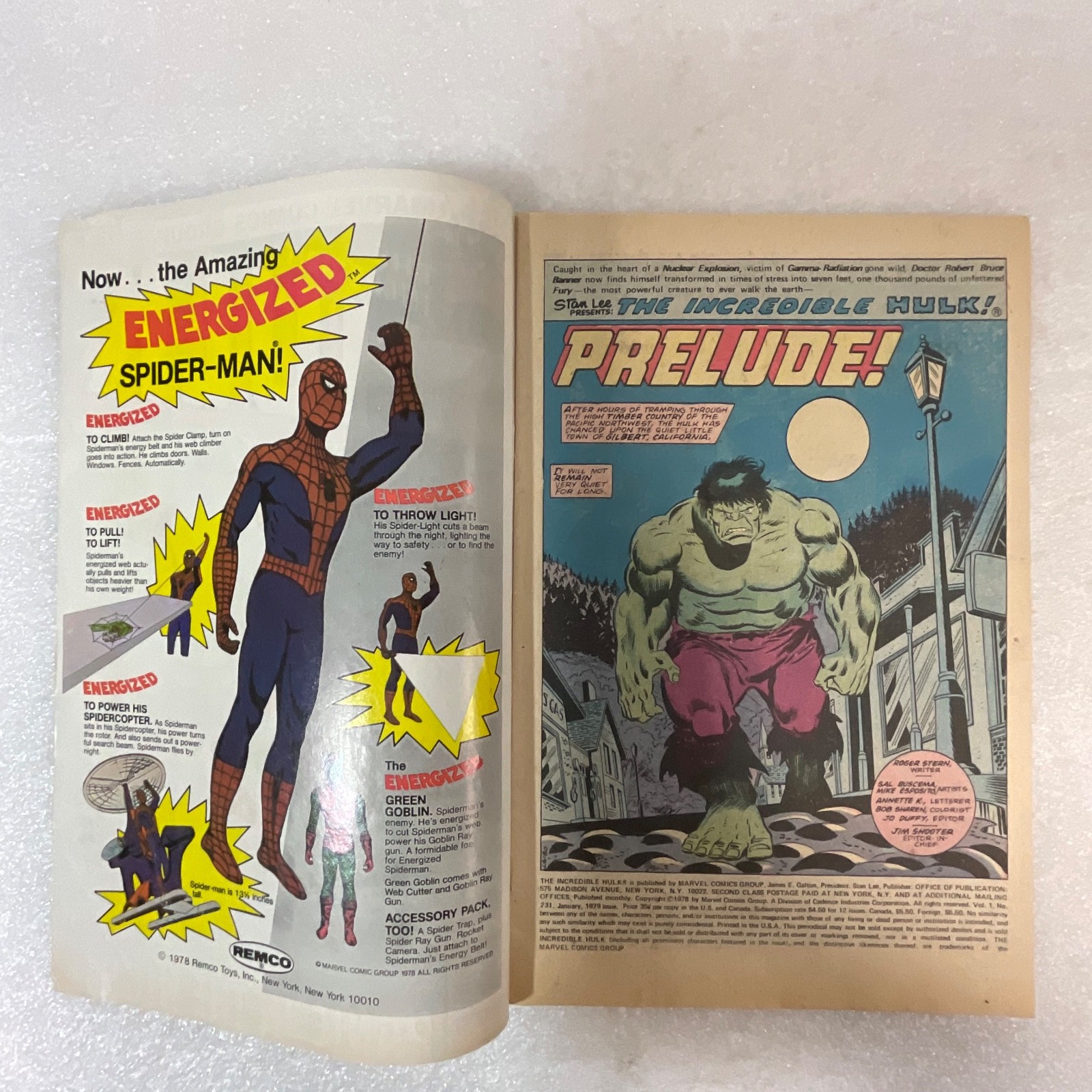 The Incredible Hulk #231 Jan 1978 Marvel Comic Panic in the Night - Image 3