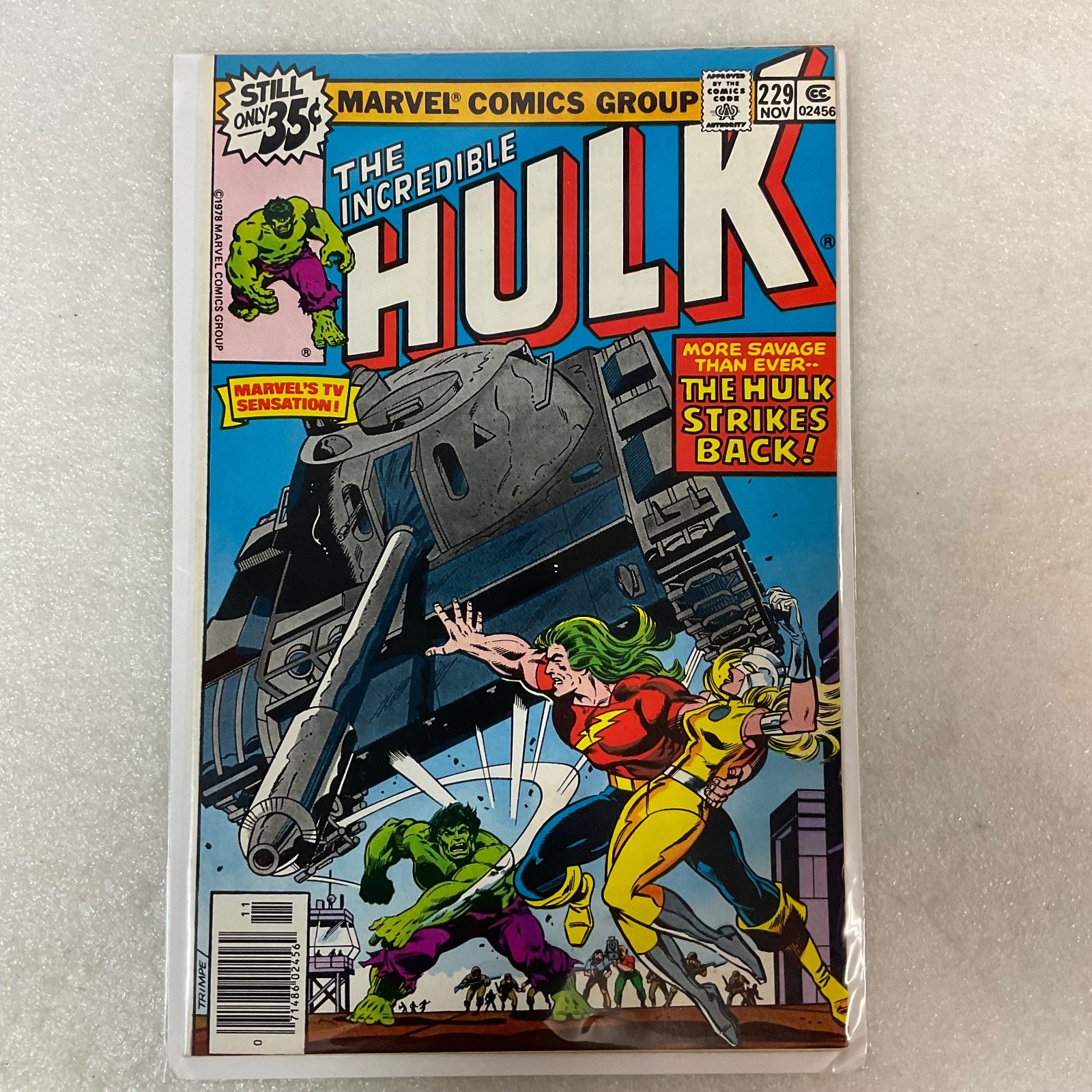 The Incredible Hulk #229 Nov 1978 Marvel Comic Book Moonstone Story - Image 14
