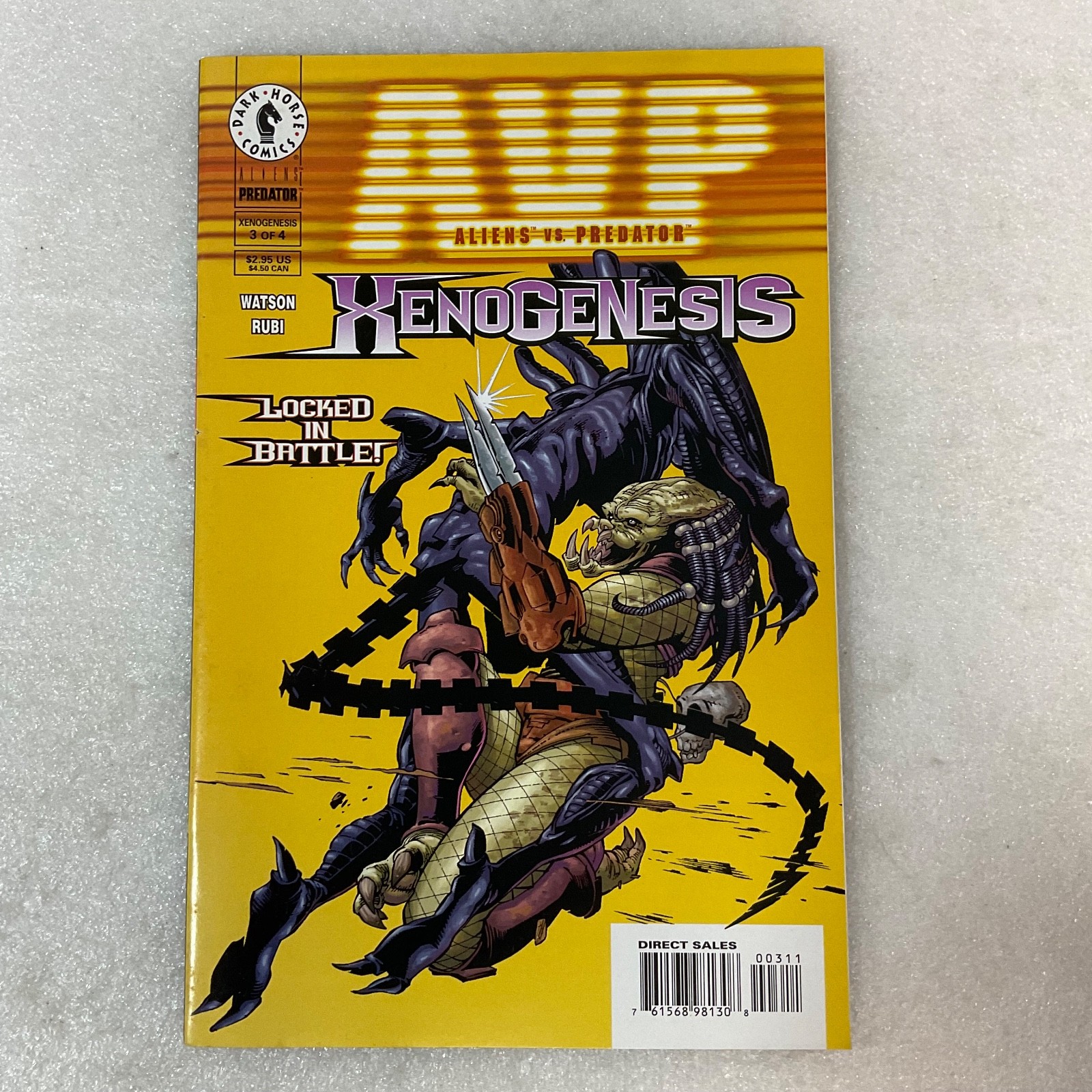 AVP Aliens vs Predator Xenogenesis #3 Dark Horse 2000 Comic Book - Image 1