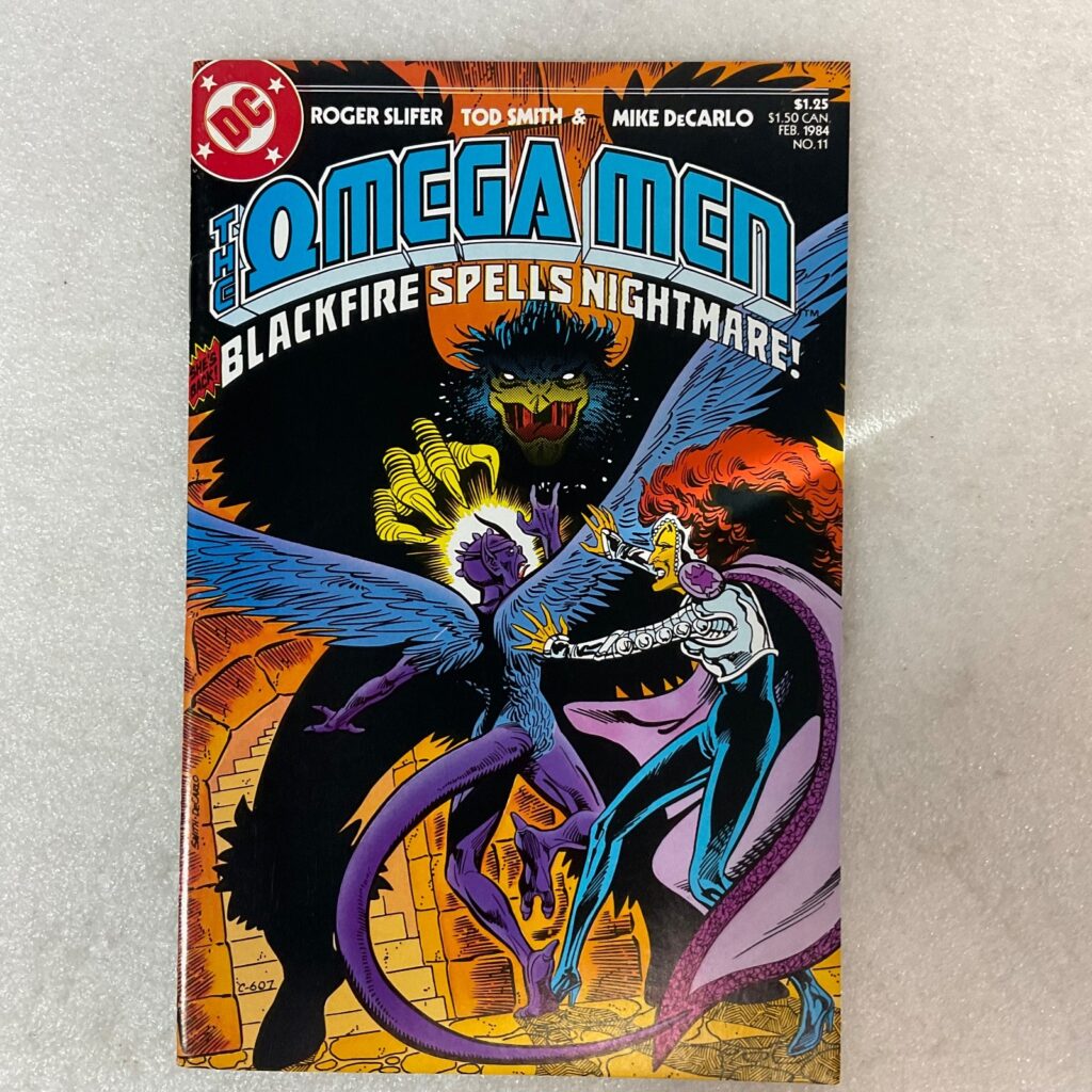 The Omega Men #11 Feb 1984 DC Comic Blackfire Cover Vintage - Image 1