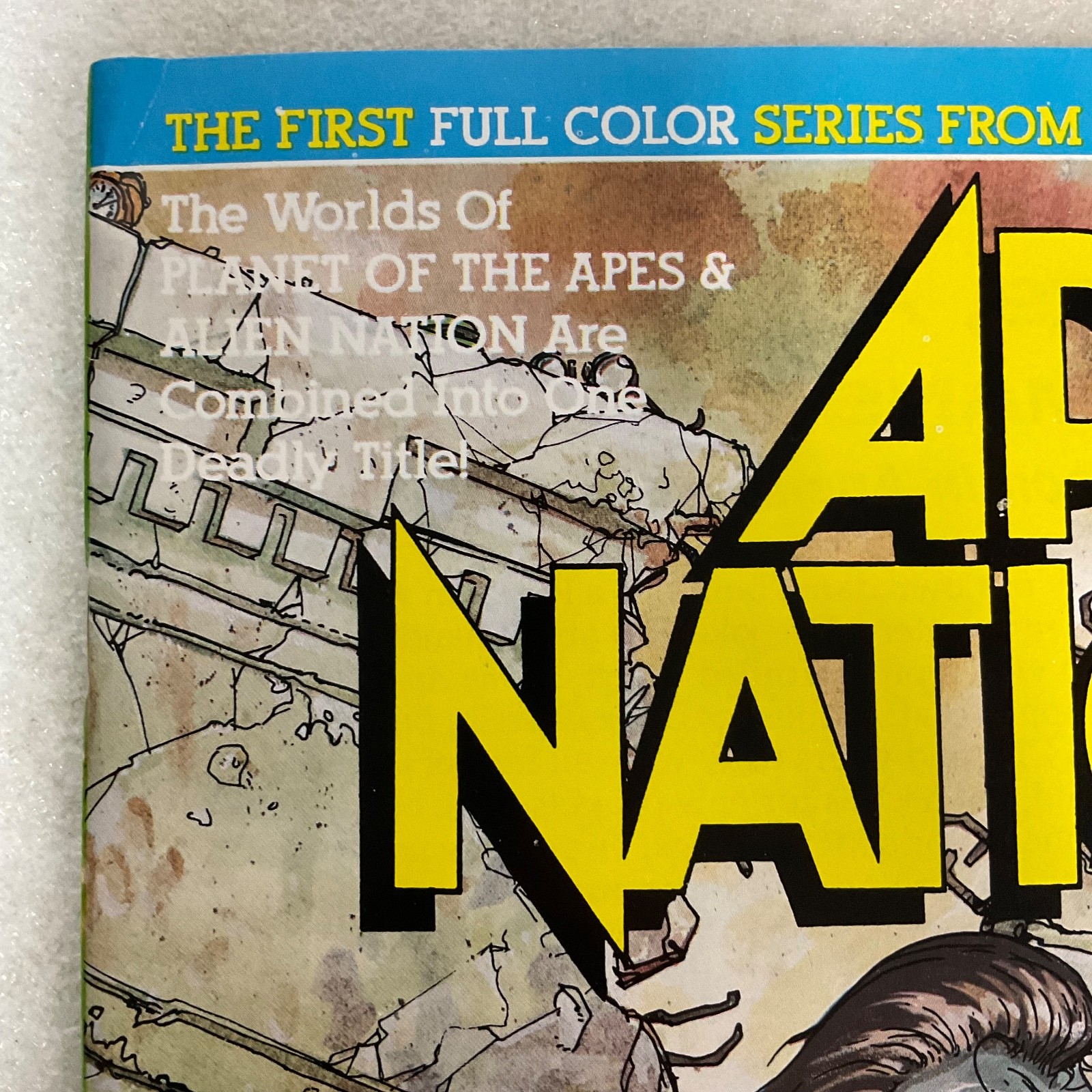 Ape Nation #1 Feb 1991 Adventure Comics Crossover Planet of Apes Alien - Image 7