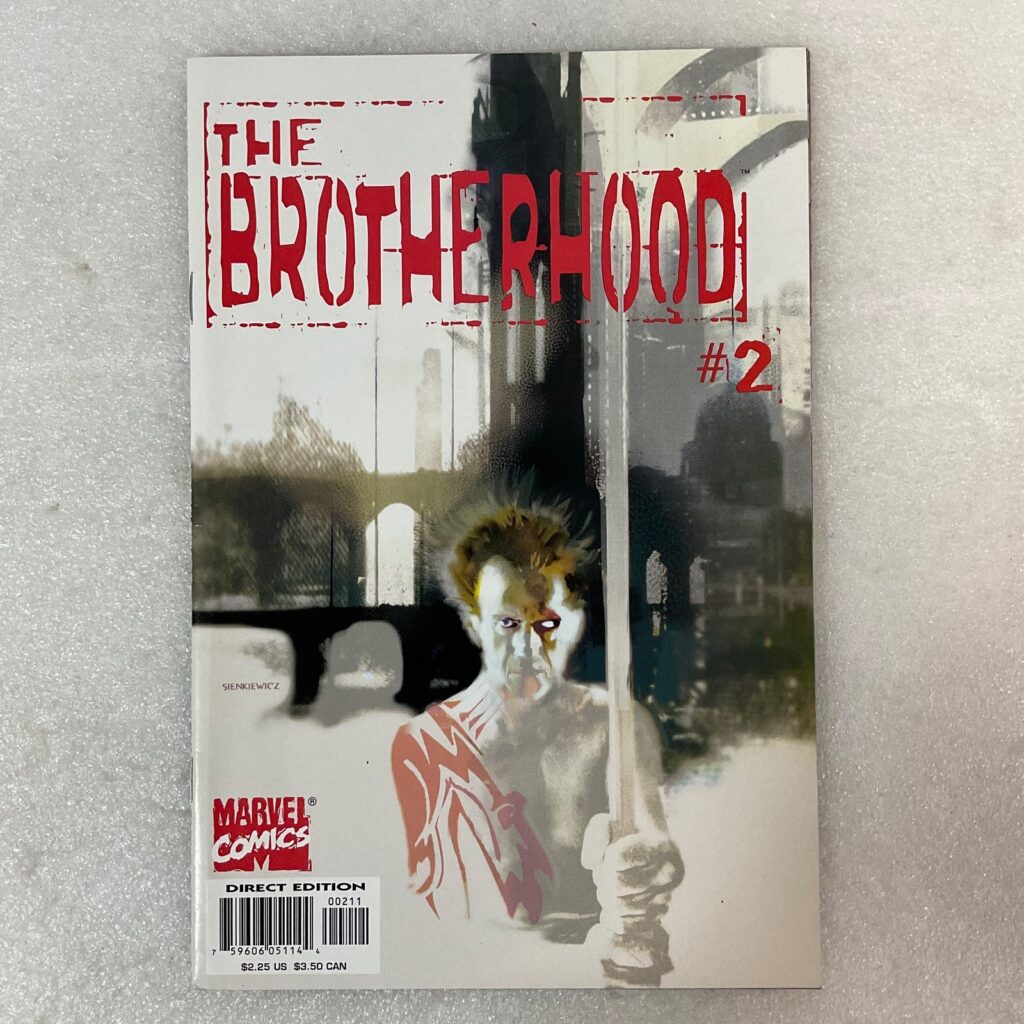 Marvel The Brotherhood #2 2001 Marvel Comic Bill Sienkiewicz Cover - Image 1