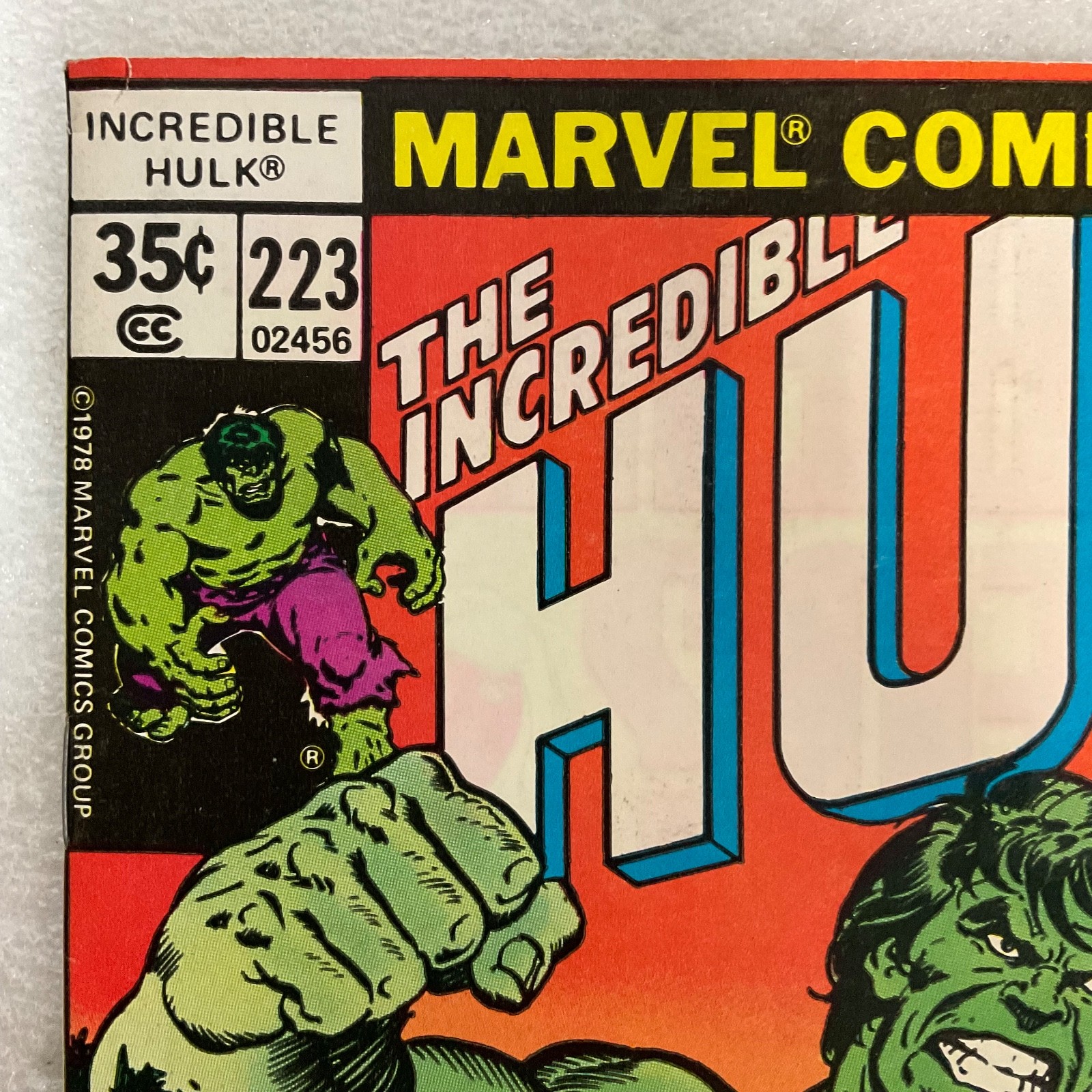 The Incredible Hulk #223 Marvel Comic 1978 Bronze Age Key Issue - Image 6