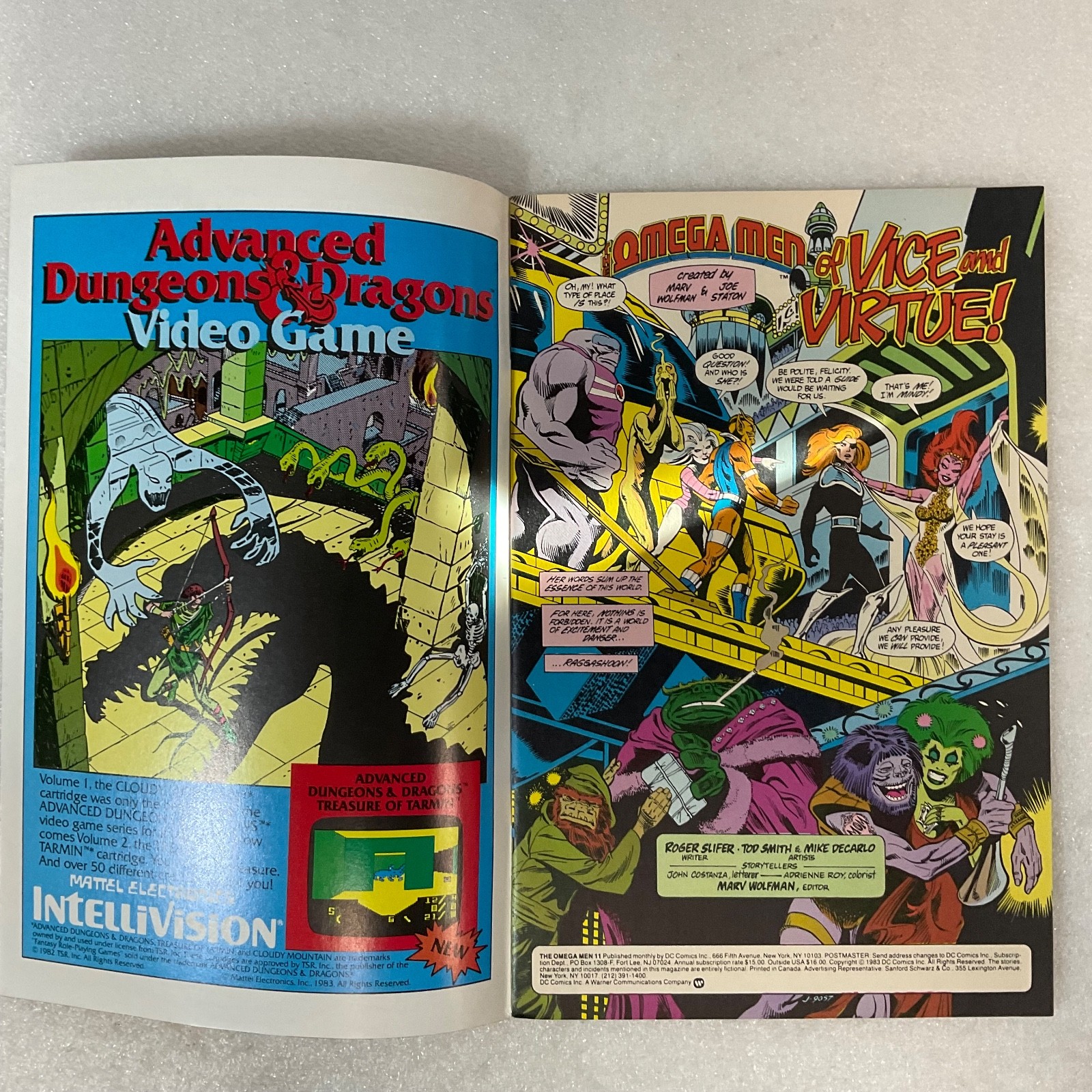The Omega Men #11 Feb 1984 DC Comic Blackfire Storyline - Image 3