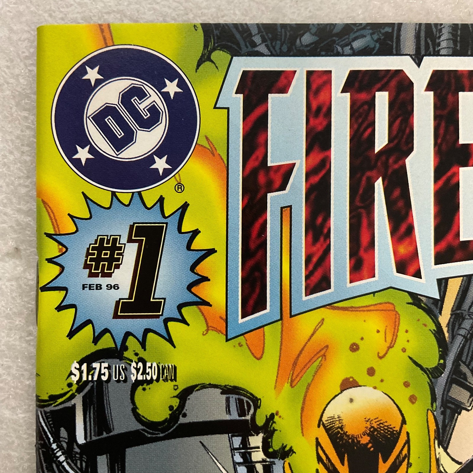 Firebrand #1 Feb 1996 DC Comic Book First Issue Superhero Action - Image 3