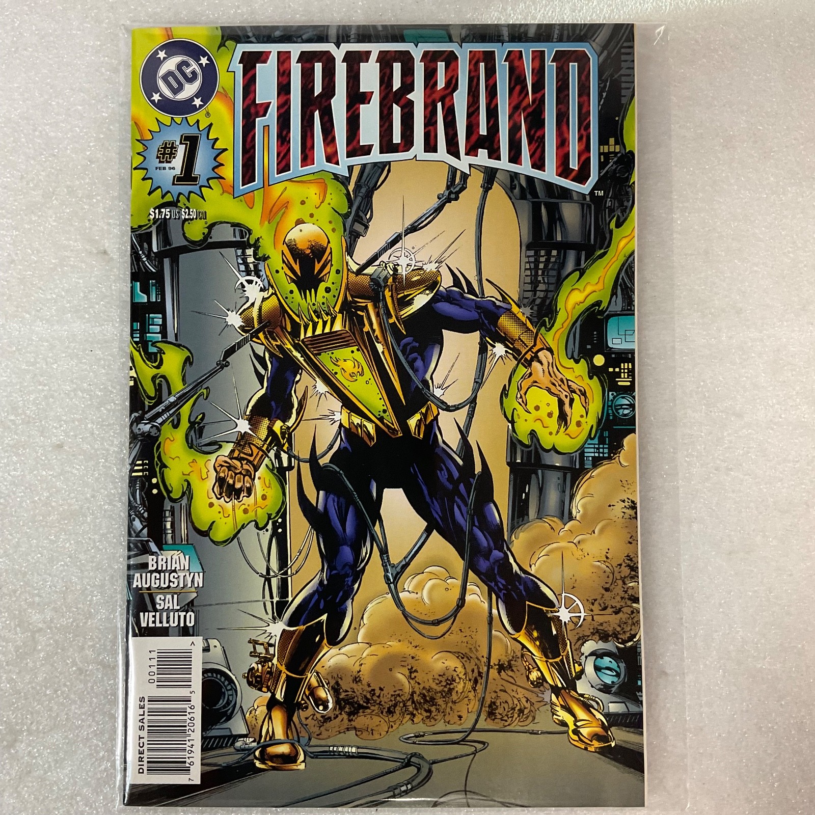 Firebrand #1 Feb 1996 DC Comic Book First Issue Superhero Action - Image 11