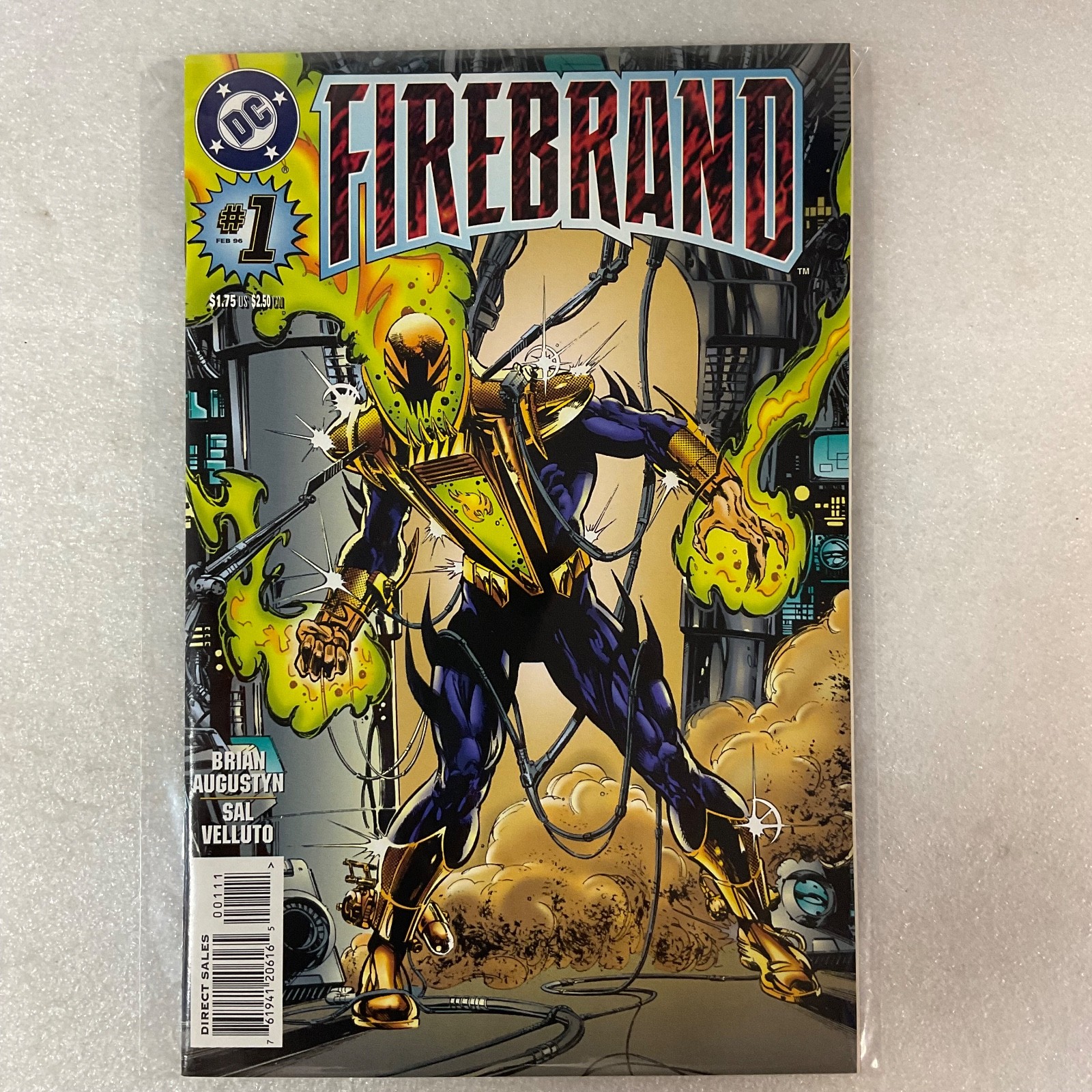 Firebrand #1 1996 DC Comics Direct Edition First Issue Modern Age - Image 13
