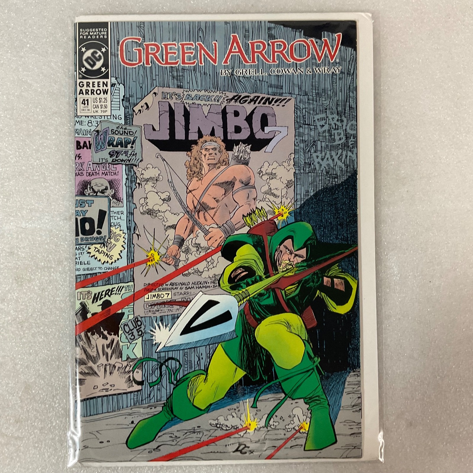 Green Arrow #41 DC Comic 1990 Jimbo Cover Mike Grell - Image 13