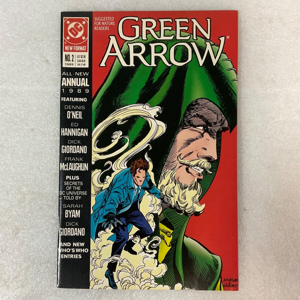 Green Arrow Annual #2 1989 DC Comic Book Mature Readers - Image 1