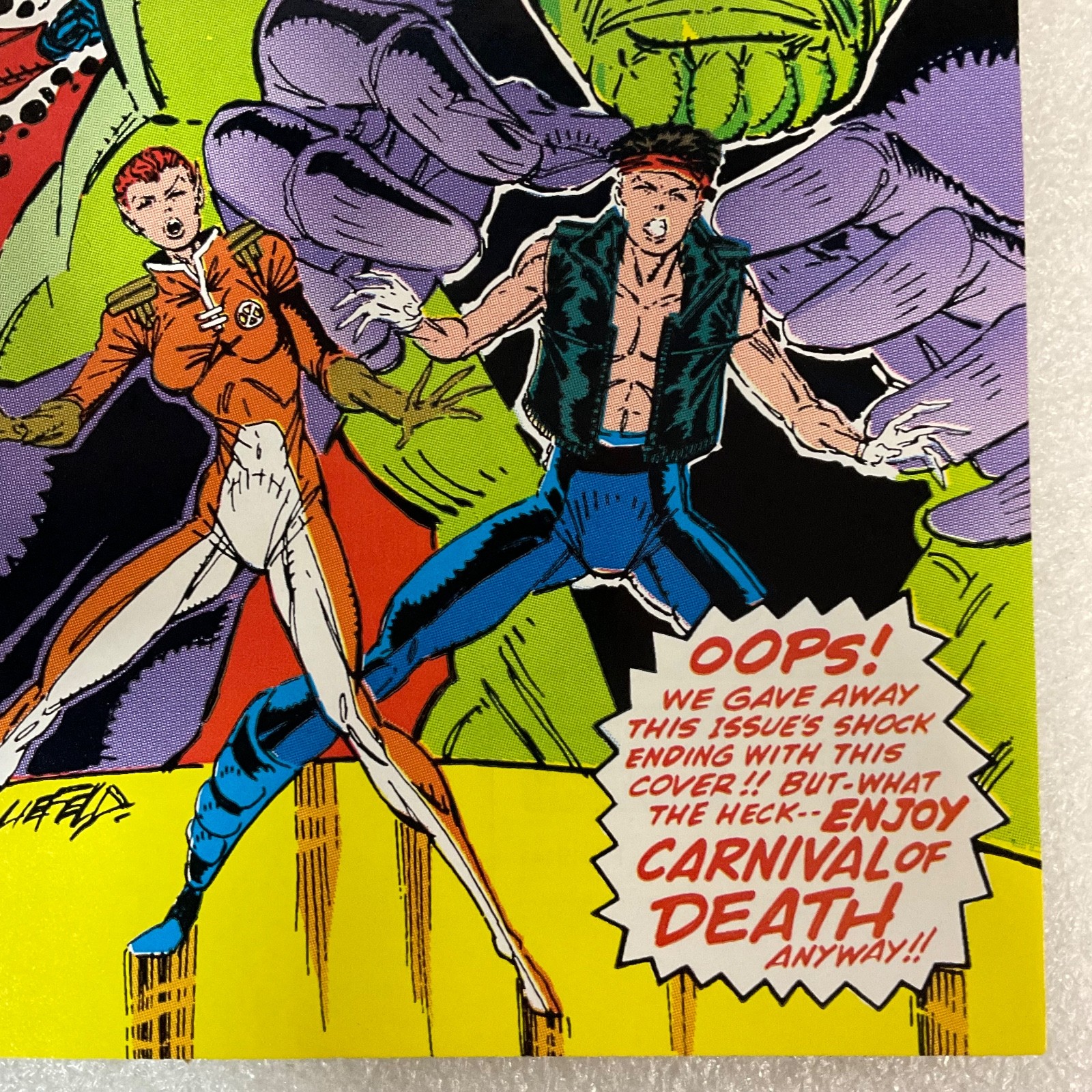 The New Mutants #92 Aug 1990 Marvel Comic Book Carnival of Death Story - Image 7