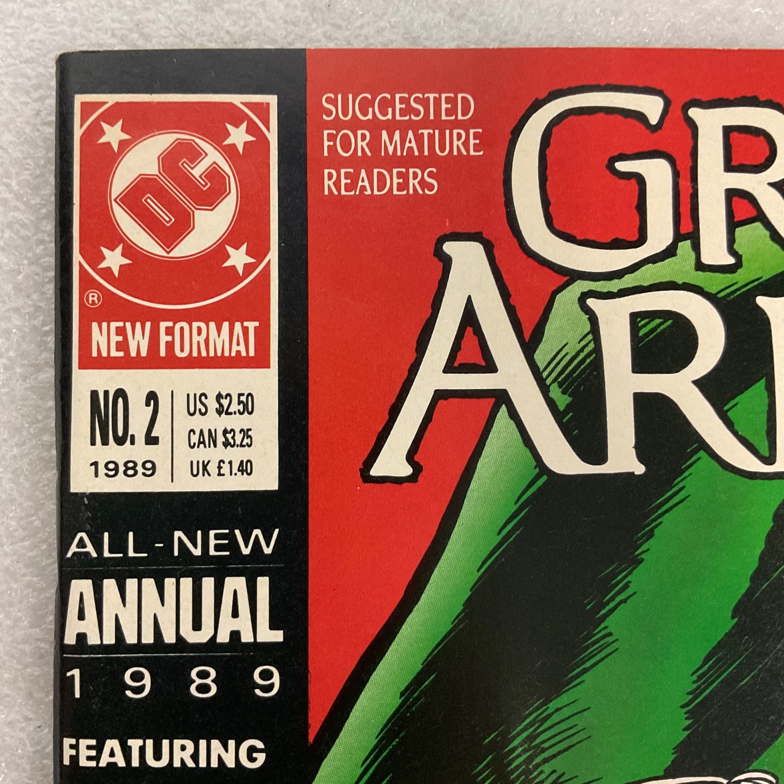 Green Arrow Annual #2 1989 DC Comic Book Mature Readers - Image 5