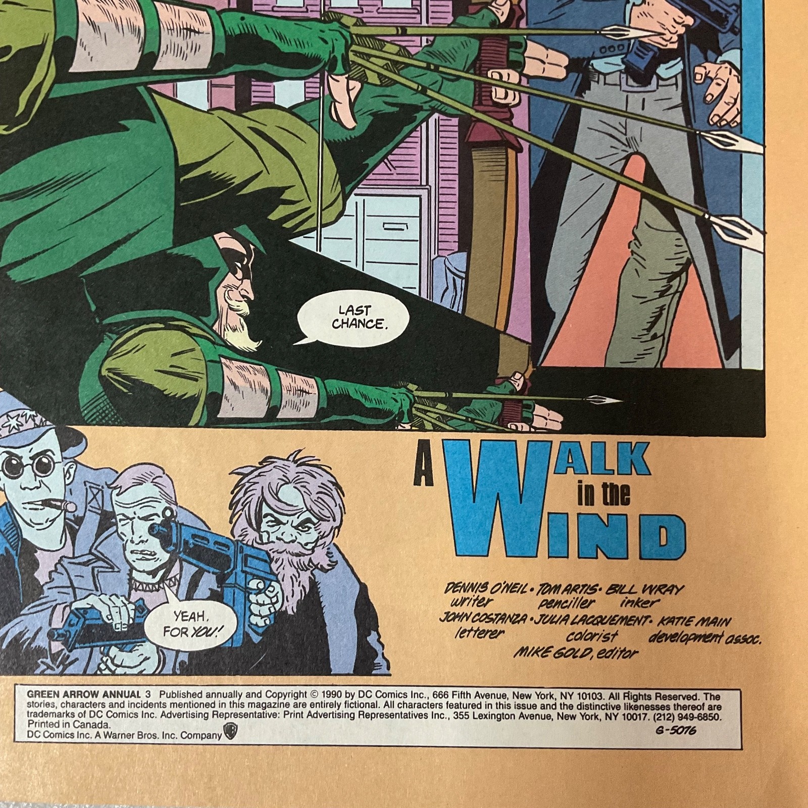 Green Arrow Annual 3 1990 DC Comics Mature Readers Issue - Image 4
