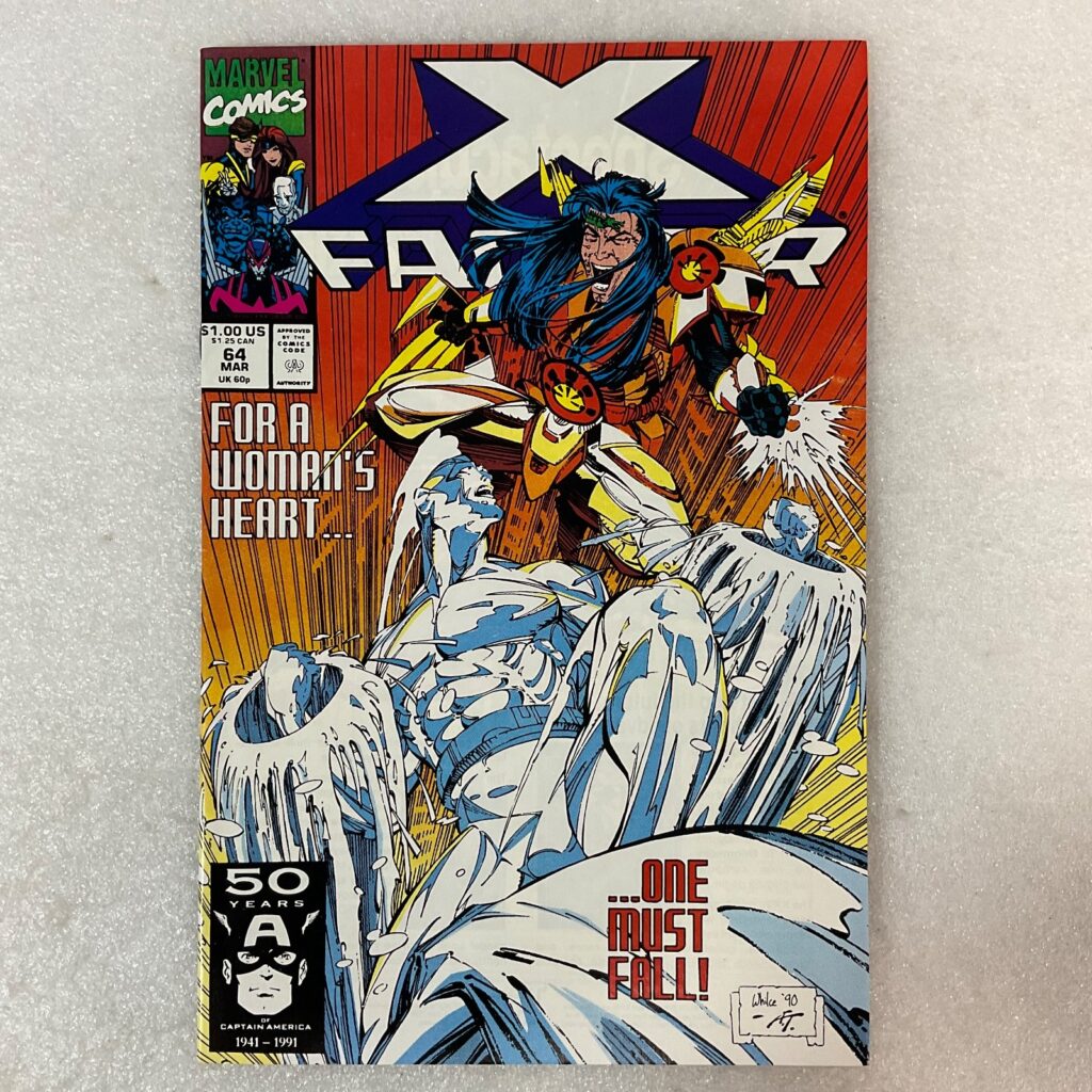 X-Factor #64 Mar 1991 Marvel Comic One Must Fall Cover - Image 1
