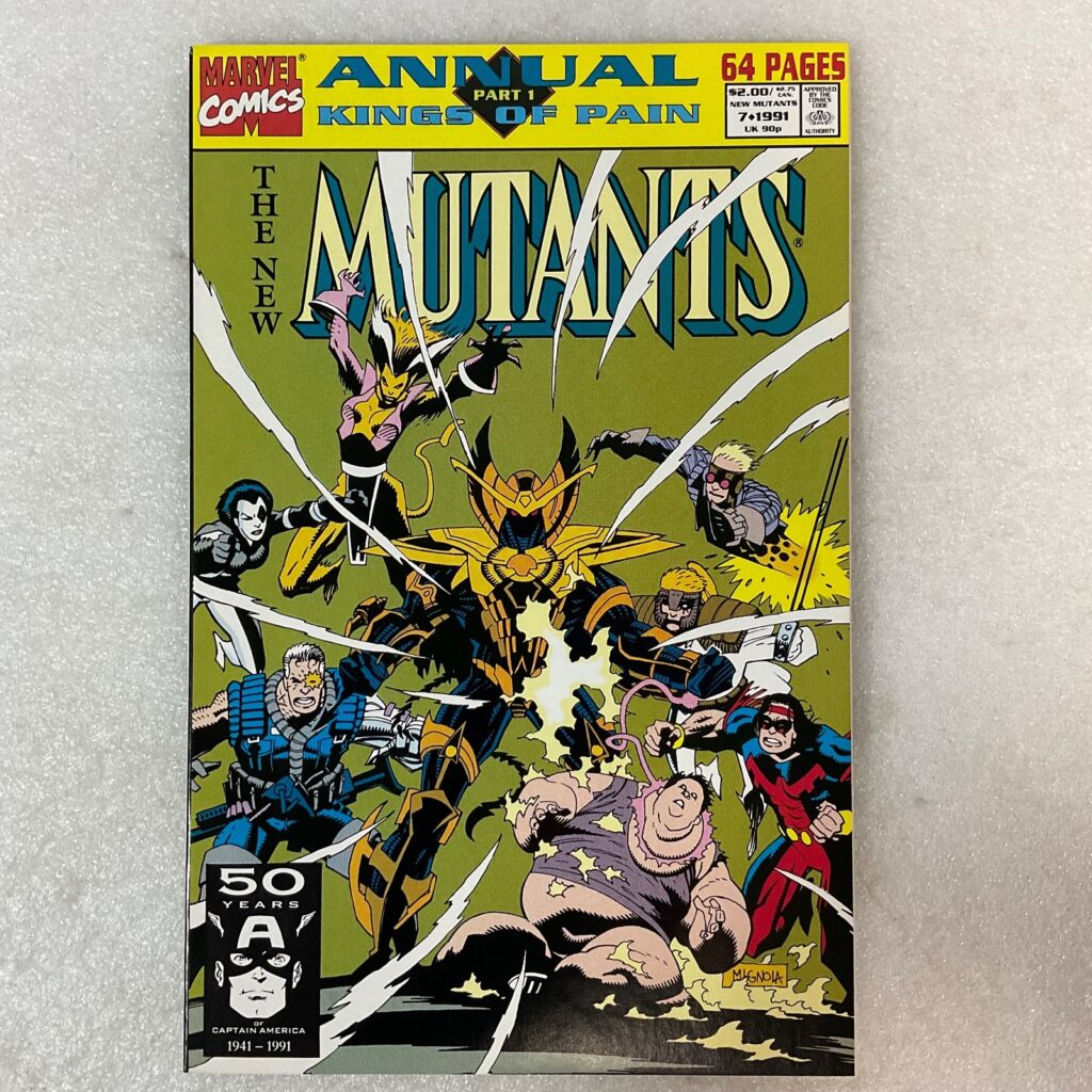 New Mutants Annual #7 1991 Kings of Pain Part 1 Marvel Comic Book - Image 1