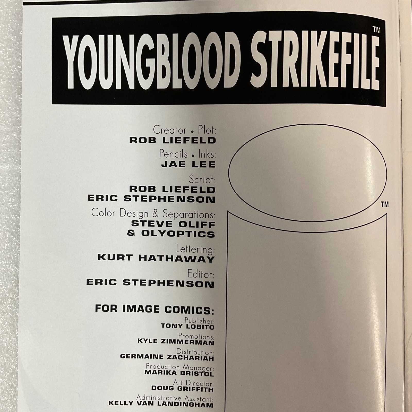 Youngblood Strikefile #1 Apr 1993 Image Comic Rob Liefeld 1st Issue - Image 4