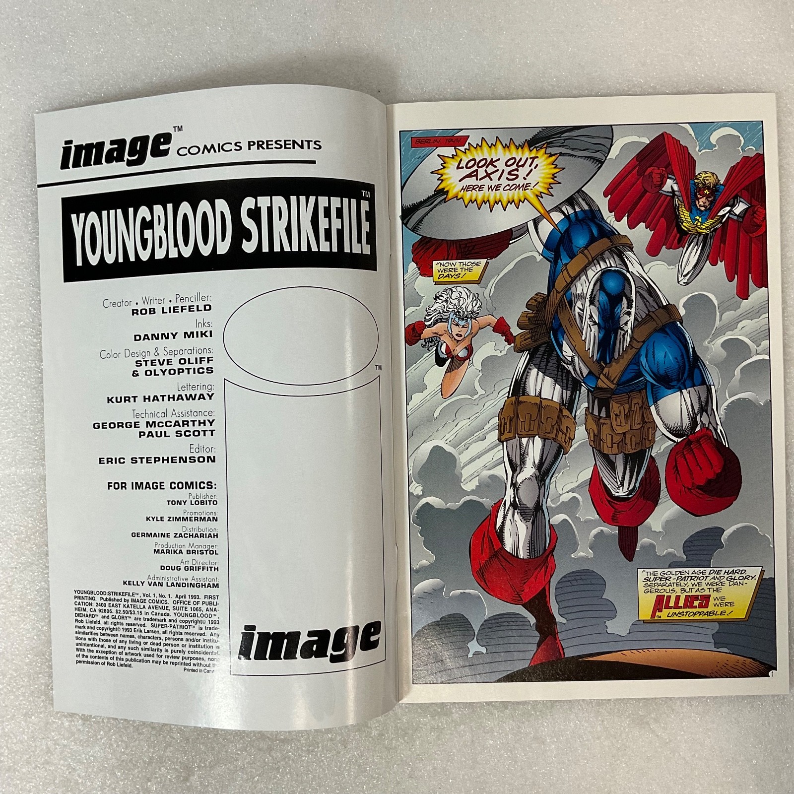Youngblood Strikefile #1 Apr 1993 Image Comic Rob Liefeld 1st Issue - Image 6