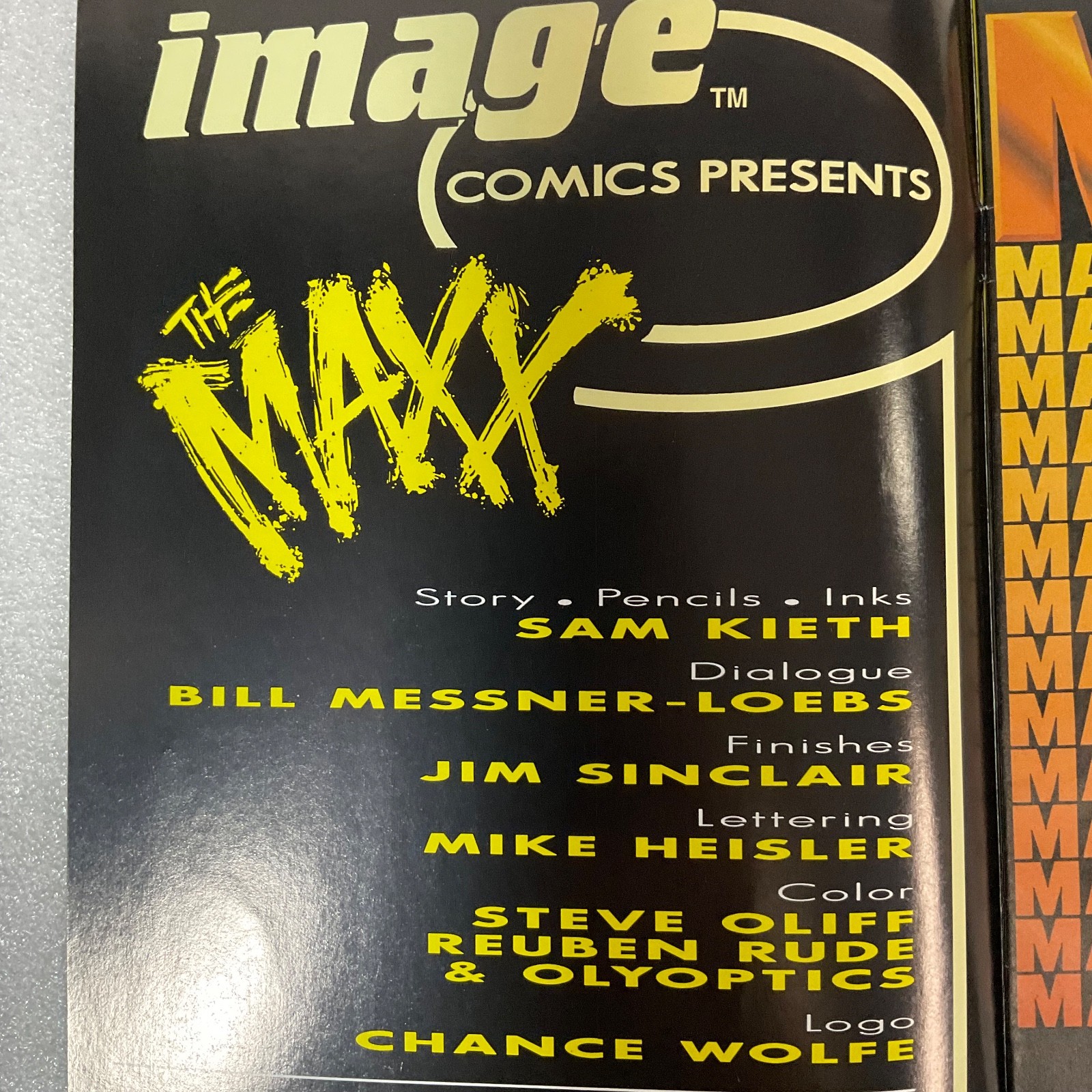 The Maxx #1 March 1993 Image Comics Sam Kieth First Print - Image 4