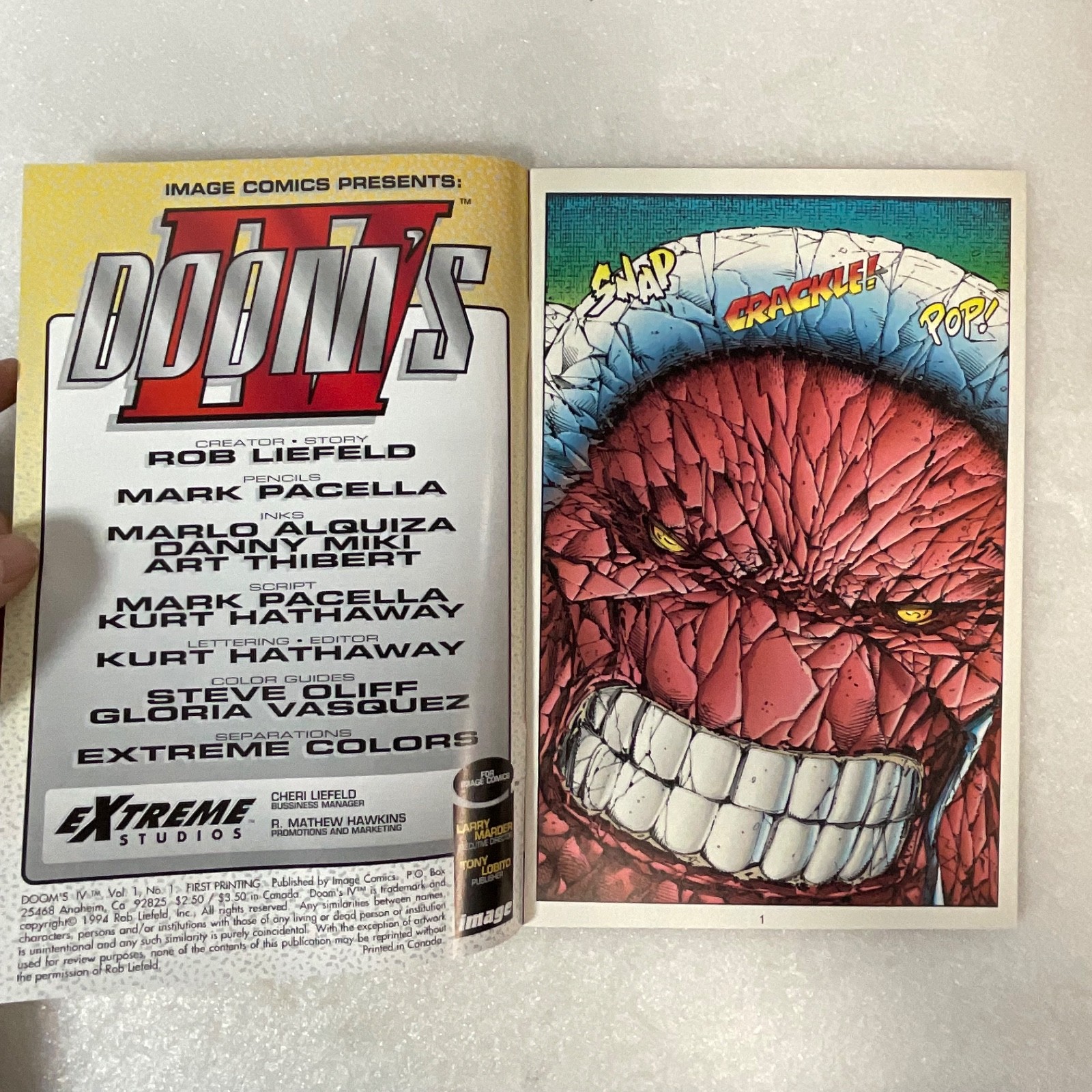 Doom’s IV #1 July 1994 Image Comic Rob Liefeld Extreme Studios - Image 7