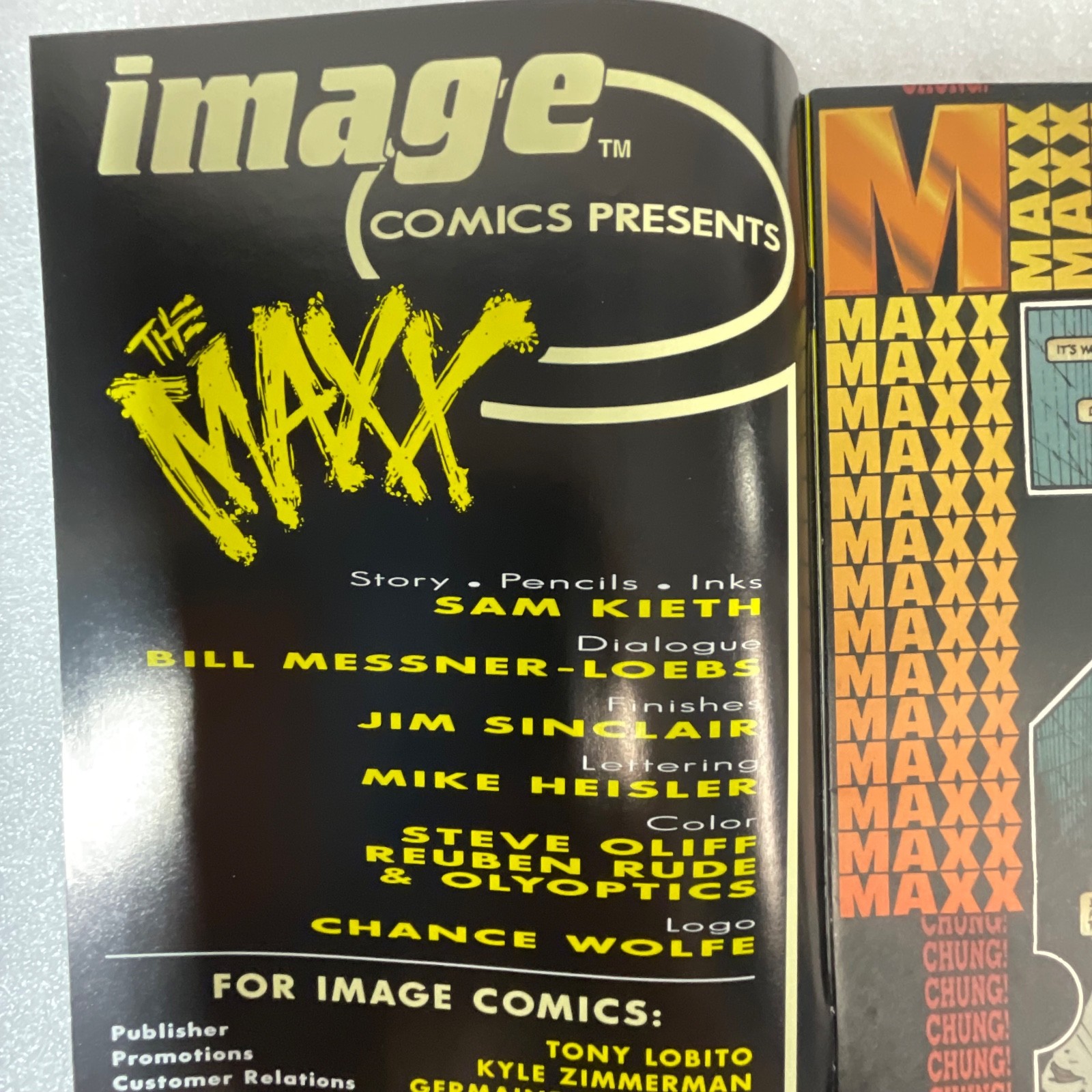 The Maxx #1 1993 Image Comic First Printing Sam Kieth Cover - Image 4