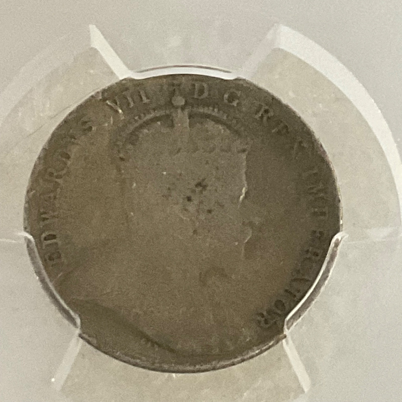 1907 10C Canada Edward VII PCGS Genuine Cleaned-VG Detail Cert#53505436 - Image 8