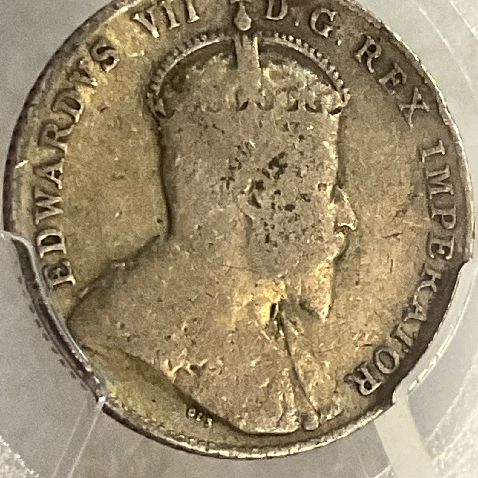 1907 10C Canada Edward VII PCGS Genuine Cleaned-VG Detail Cert#53505436 - Image 18