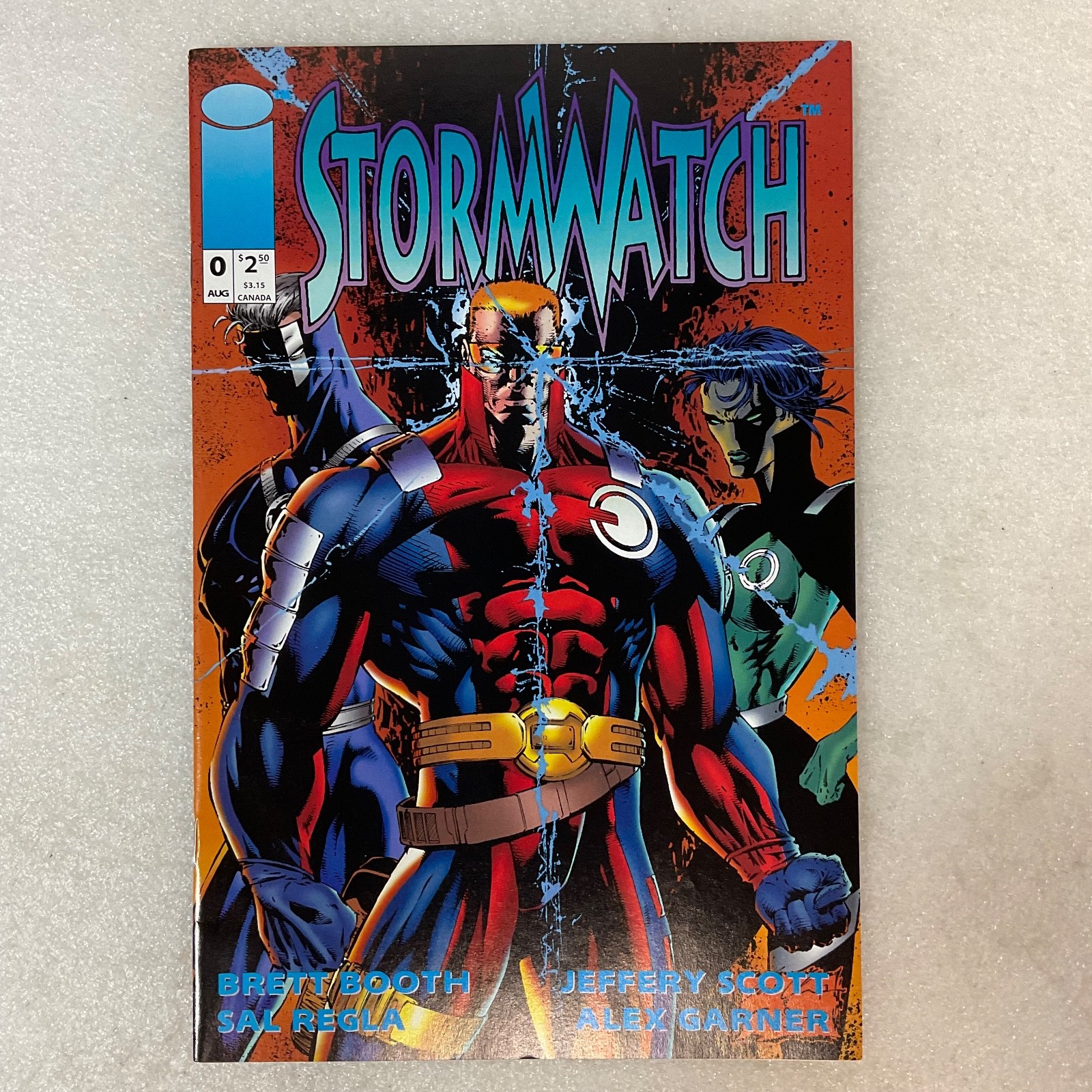 Stormwatch #0 Aug 1993 Image Comic Book Jim Lee Cover First Printing - Image 1