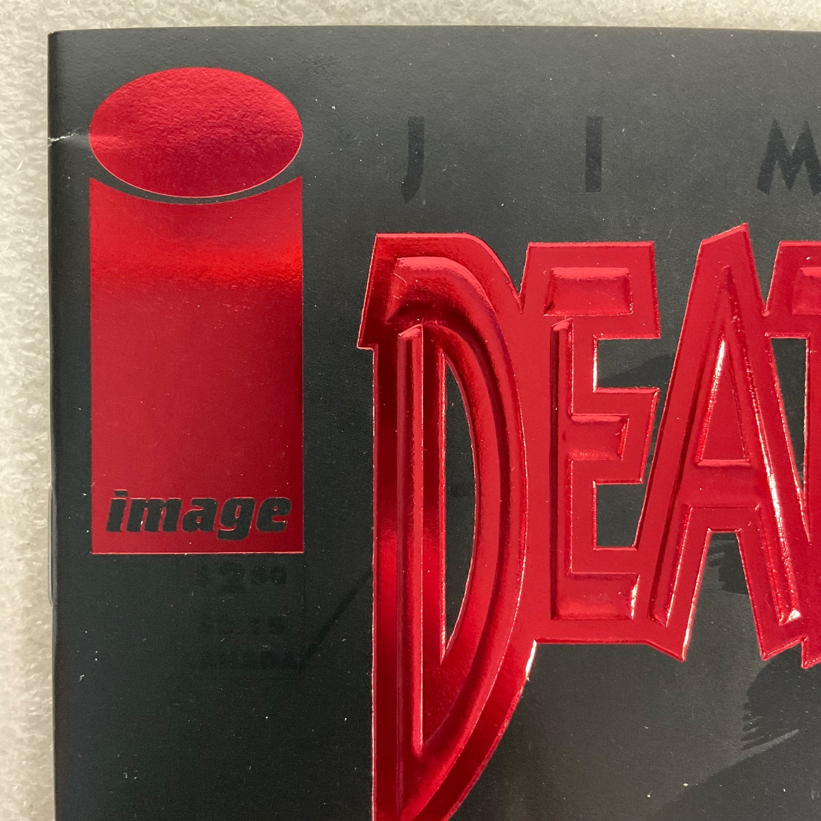 Deathblow #1 Image Comics Jim Lee 1993 Embossed Red Logo Cover - Image 8