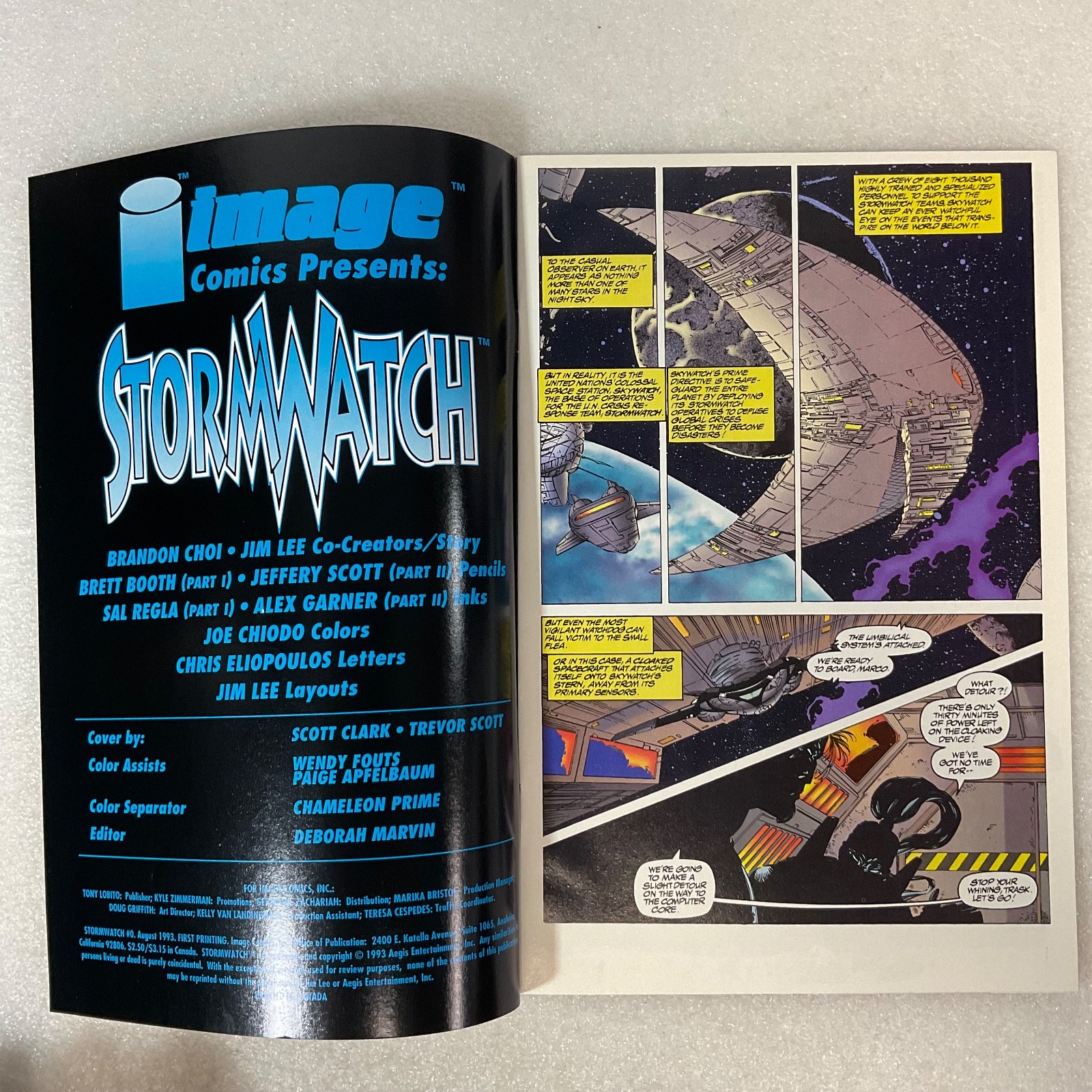 Stormwatch #0 Aug 1993 Image Comic Book Jim Lee Cover First Printing - Image 11