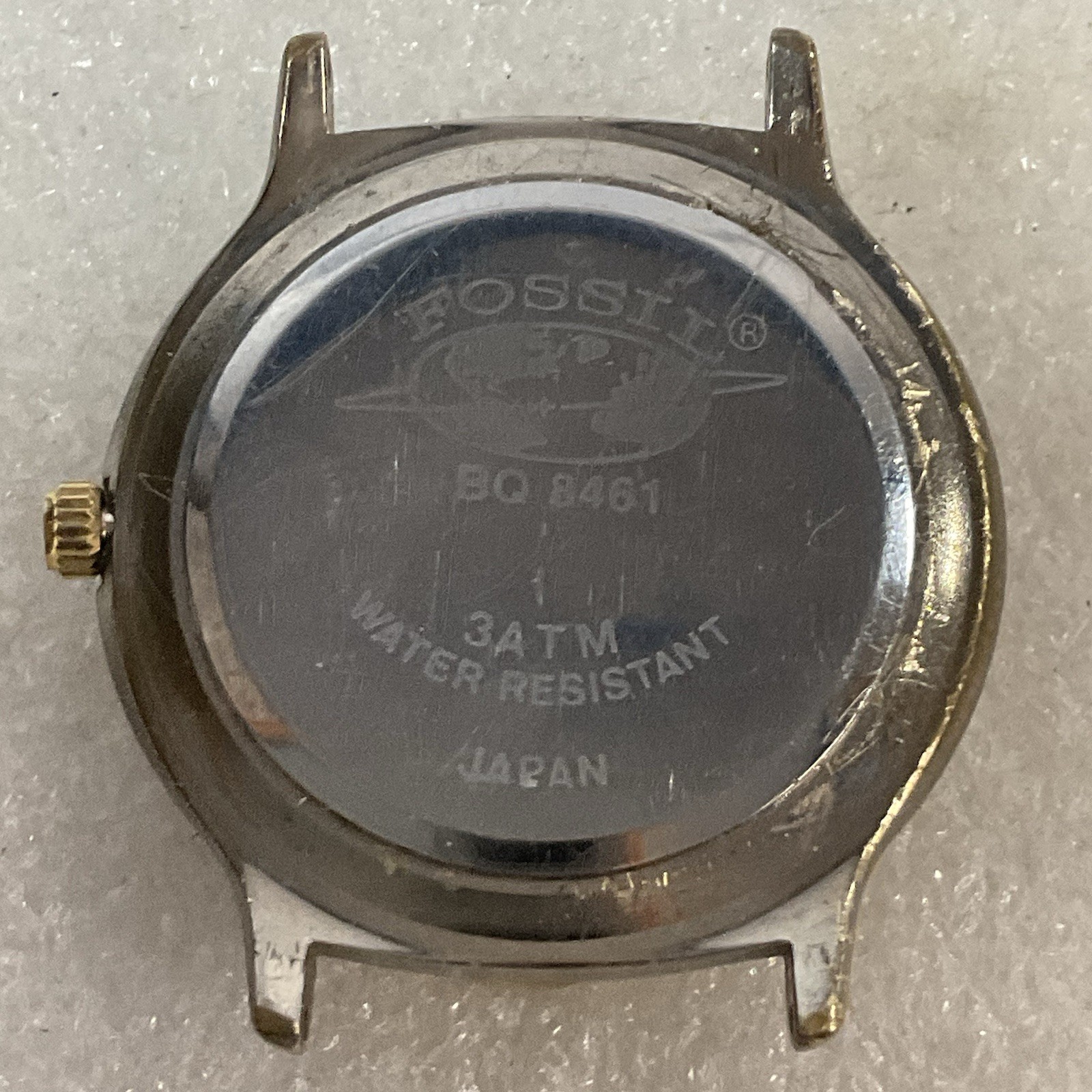 Fossil BQ8461 3 ATM Watch No Band For Parts Not Working - Image 3