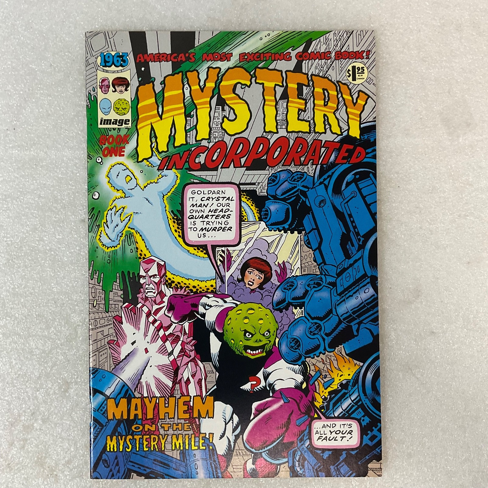 Mystery Incorporated 1963 Book One Image Comics 1993 Mayhem Issue - Image 1