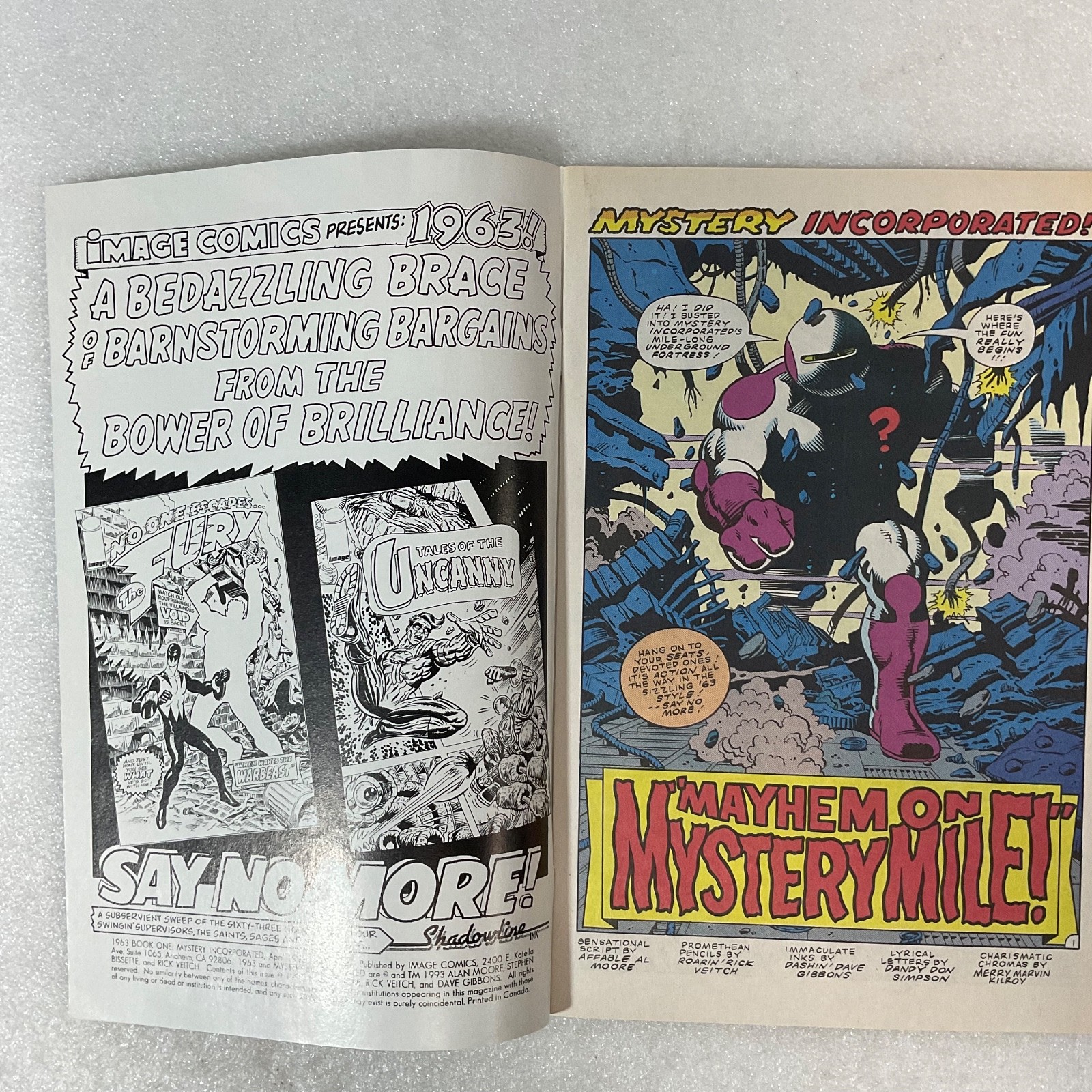 Mystery Incorporated 1963 Book One Image Comics 1993 Mayhem Issue - Image 3