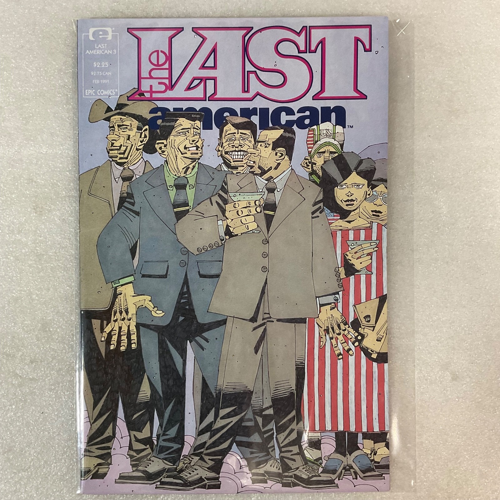 The Last American #3 Feb 1991 Epic Comics Dystopian Series Marvel Imprint - Image 11
