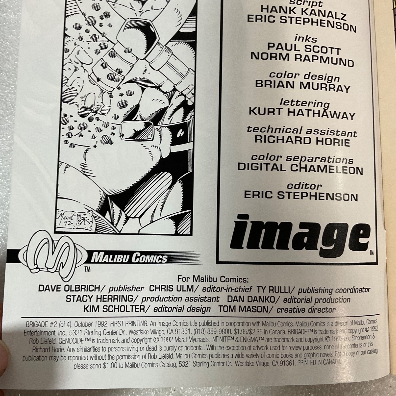 Brigade #2 Oct 1992 Image Comics Genocide Storyline Rob Liefeld - Image 5
