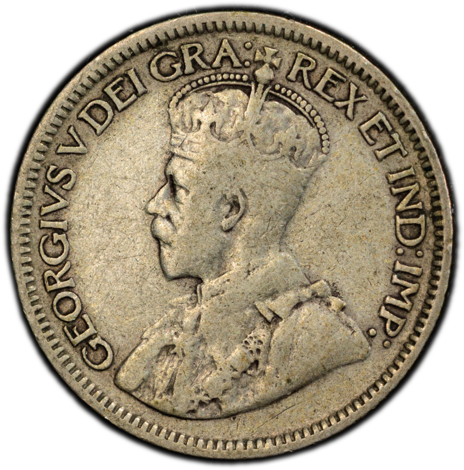 1930 10C Canada Silver Dime PCGS F15 Cert#53505438 - Image 3
