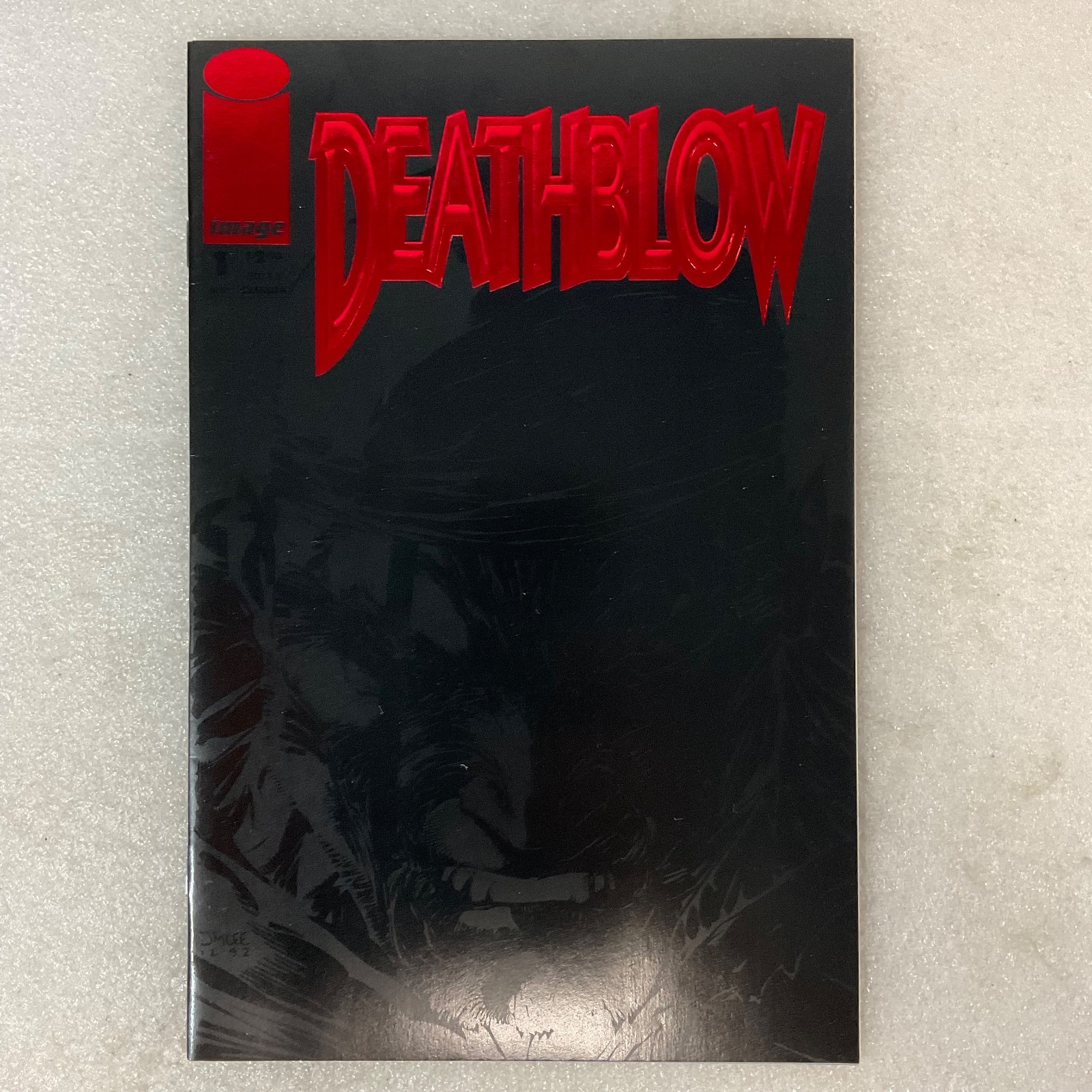 Deathblow #1 1993 Image Comics First Print Embossed Jim Lee Cover - Image 5
