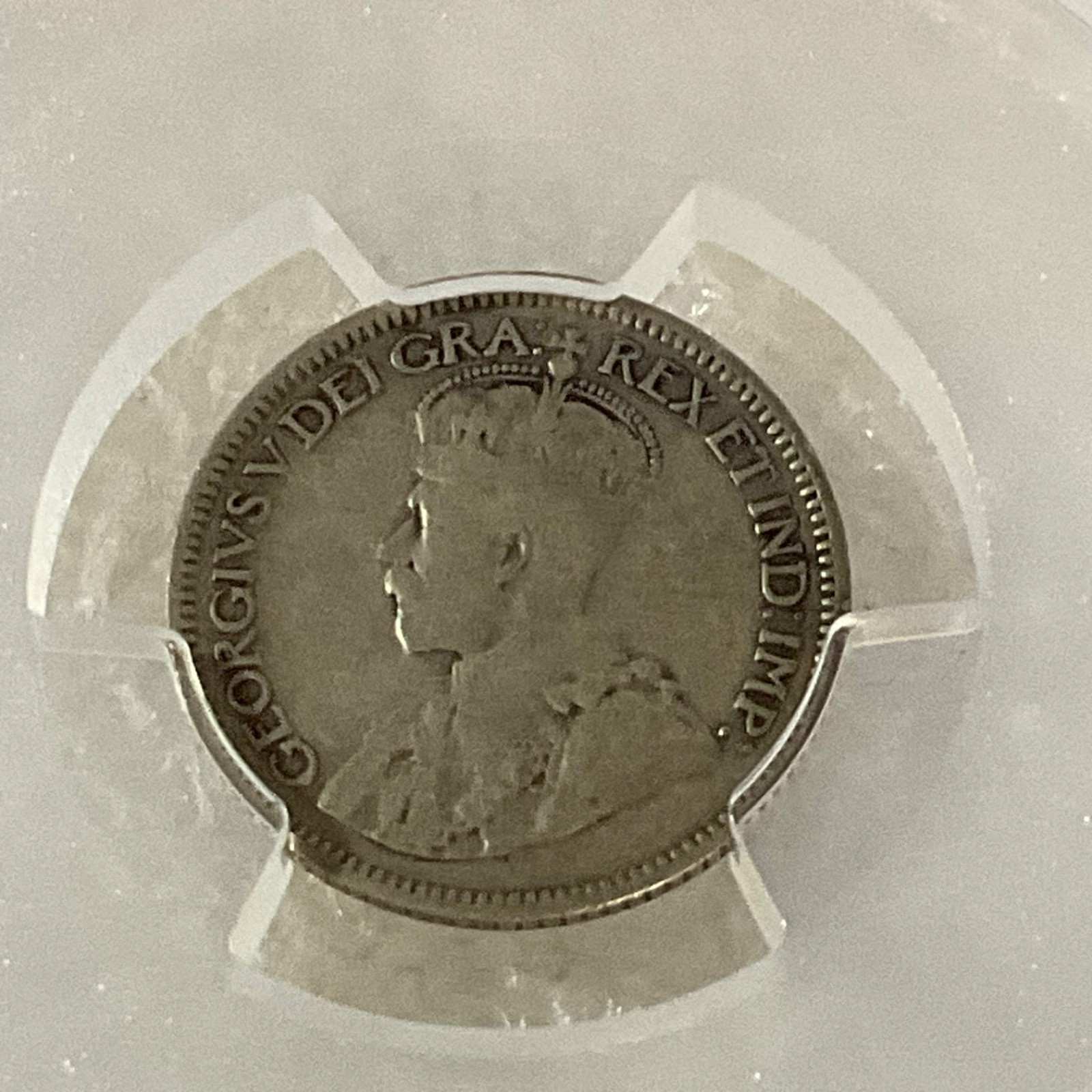 1930 10C Canada Silver Dime PCGS F15 Cert#53505438 - Image 8